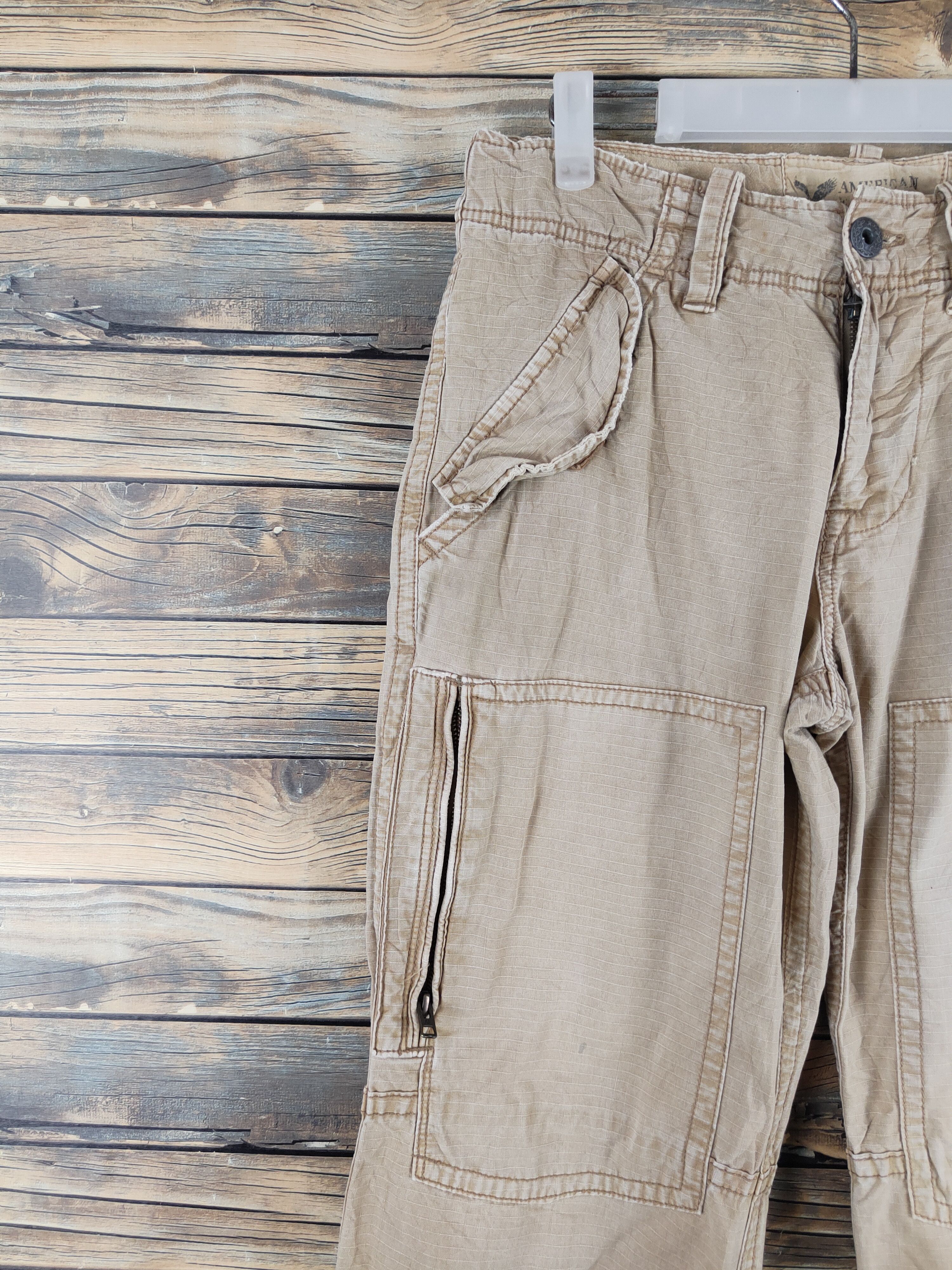 Japanese Brand American Eagle Outfitters Multipocket Cargo Pants #W22 03 Size US 30 / EU 46 - 3 Thumbnail