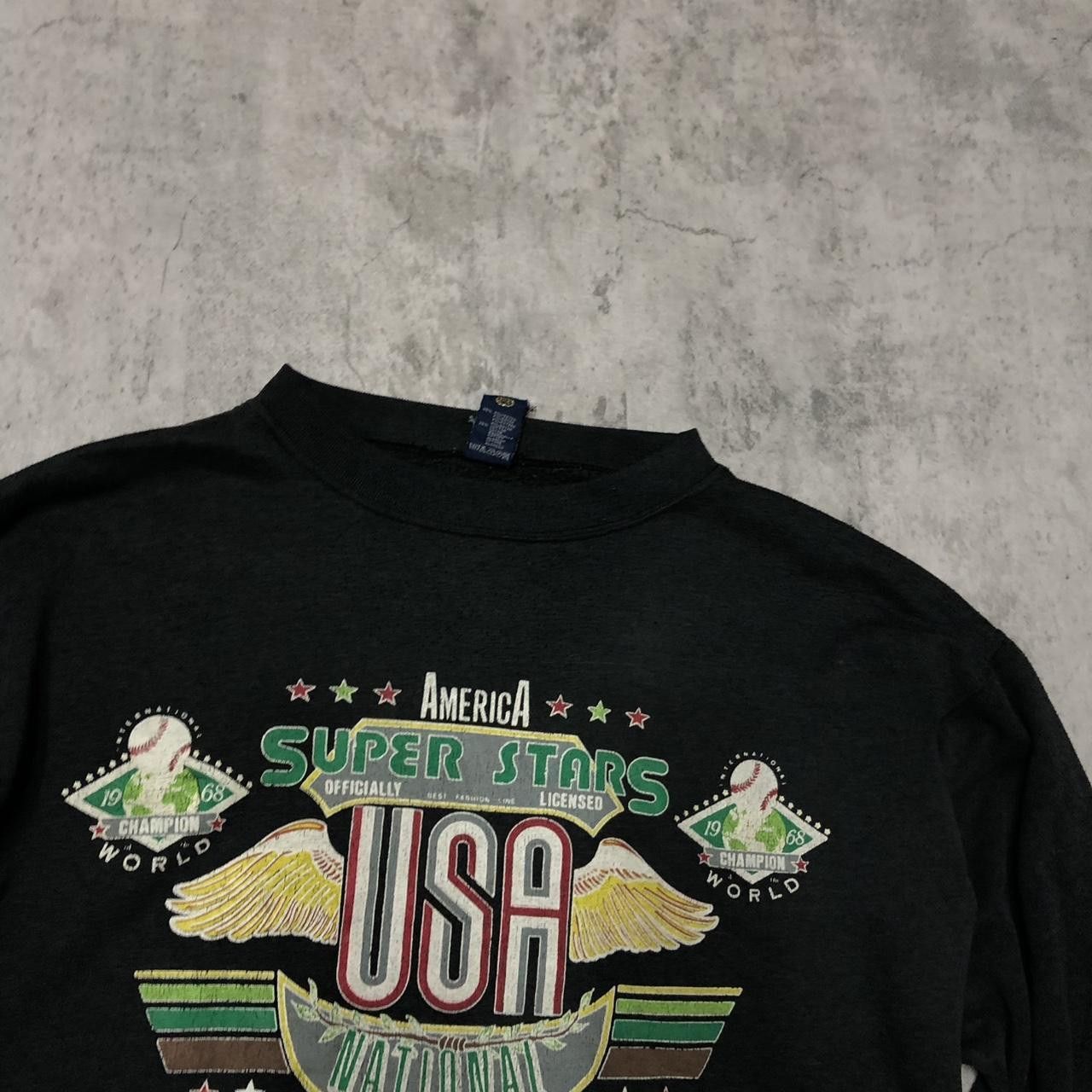 Other 1995 MLB All Star Game black cotton sweatshirt baseball Size US XXS / EU 40 - 2 Thumbnail