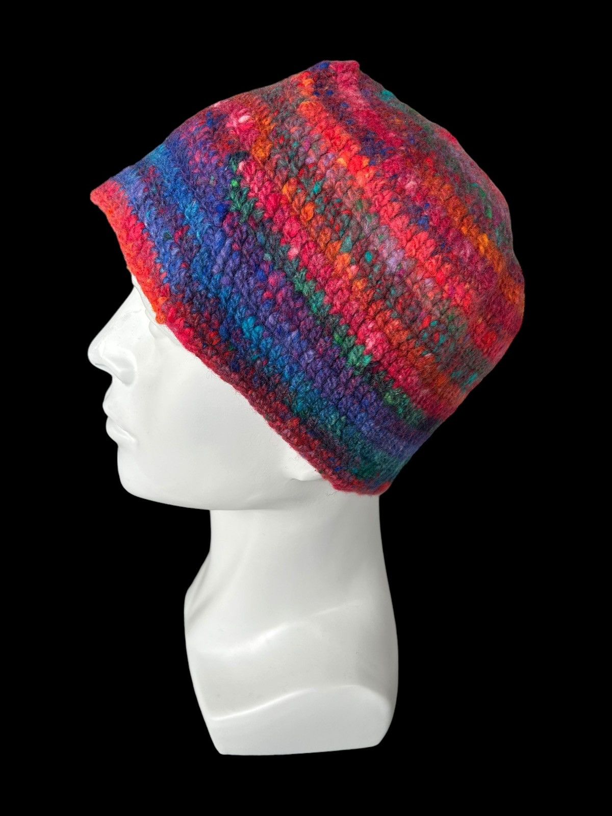 Japanese Brand × Kapital × Vintage Hippies Style Multicolour Crochet Knitted Handmade Beanie Size ONE SIZE - 1 Thumbnail