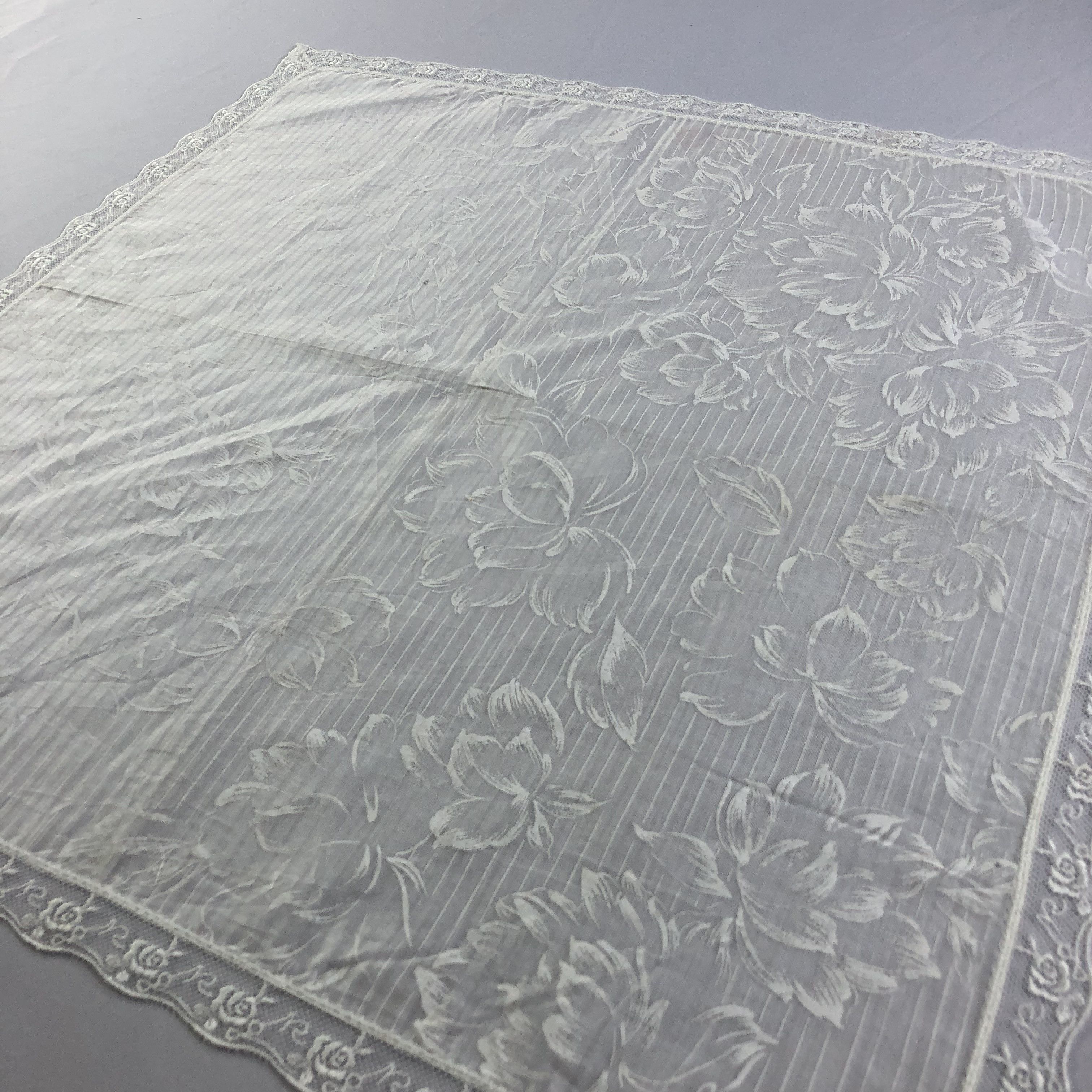 Other Nina Ricci Laces Handkerchief Neckerchief Bandana H1784 Size ONE SIZE - 3 Thumbnail