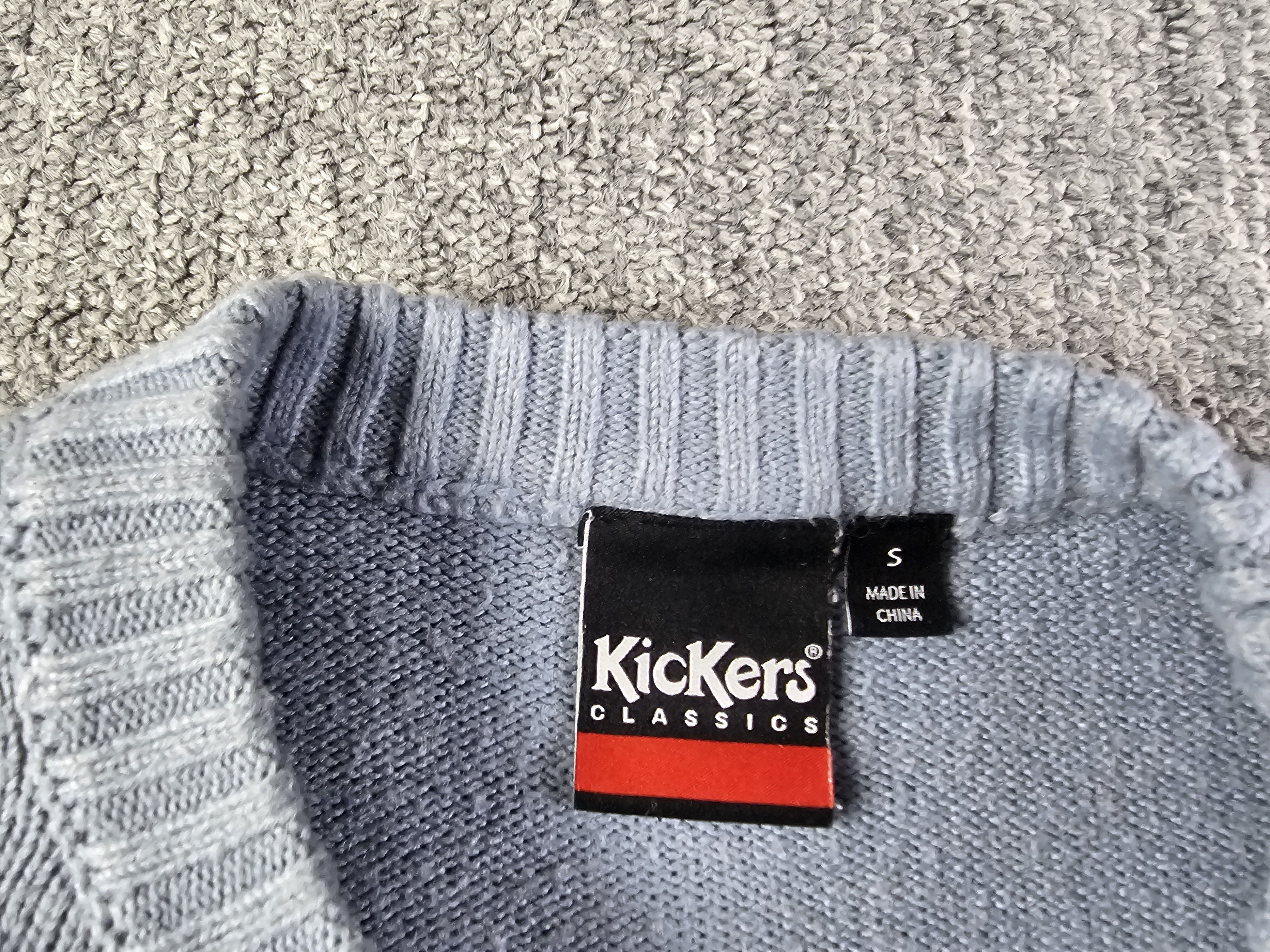 Kickers Kickers 90s Striped Boxy Wool Knit Sweater Classics S Retro Size US S / EU 44-46 / 1 - 9 Thumbnail