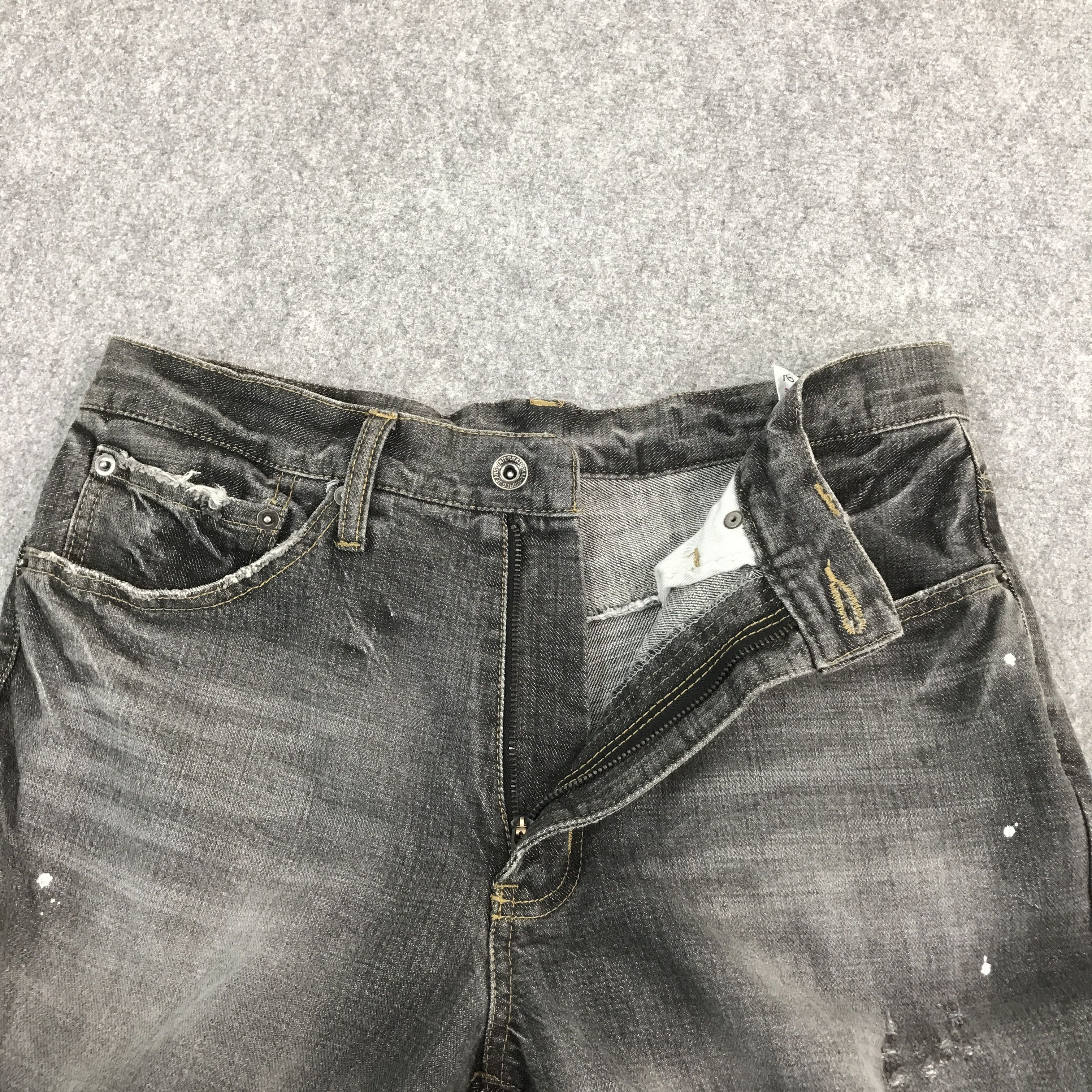 Japanese Brand BOOTCUT BLACK FADED DENIM JAPANESE BRAND PANTS Size US 31 - 7 Thumbnail