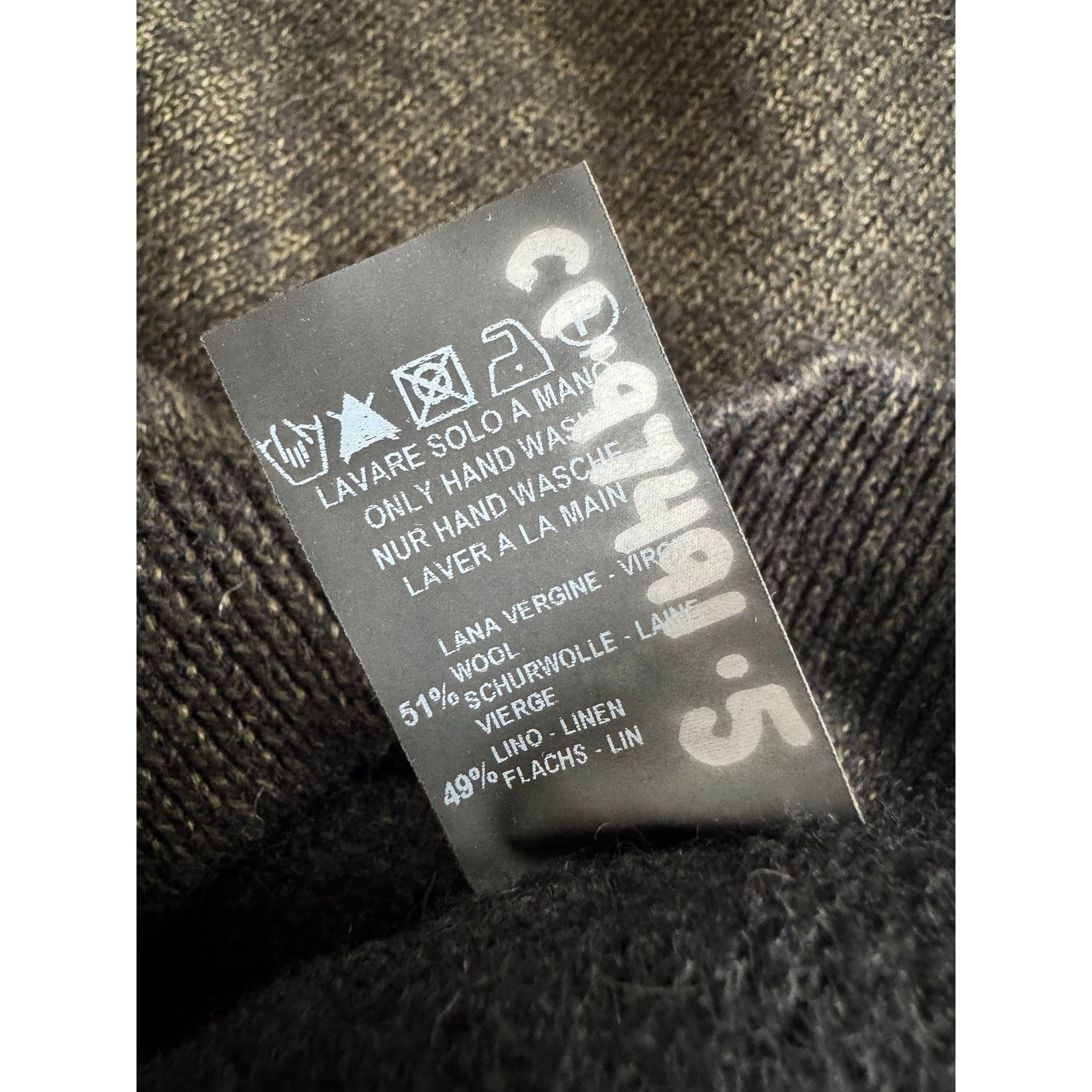 Transit Transit Linen Wool Knit Sweater Italy Size US M / EU 48-50 / 2 - 7 Thumbnail