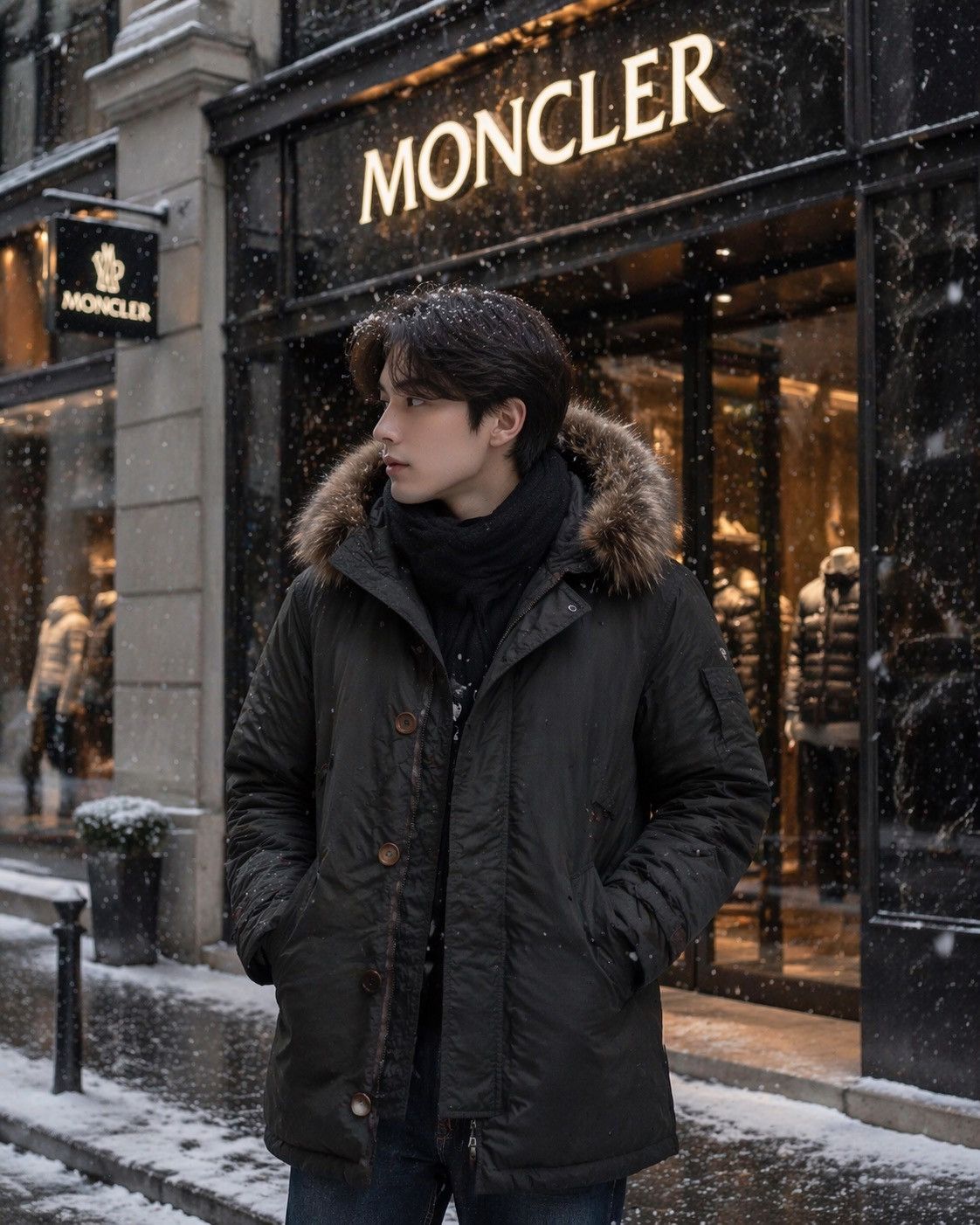 Moncler Vintage Rare💥 Moncler Madagascar Parkas Hoodie Jacket Size US L / EU 52-54 / 3 - 1 Thumbnail