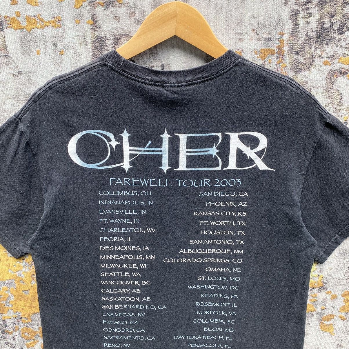 Band Tees Vintage Cher Farewell Tour 2003 Shirt American Singer Size US S / EU 44-46 / 1 - 7 Thumbnail