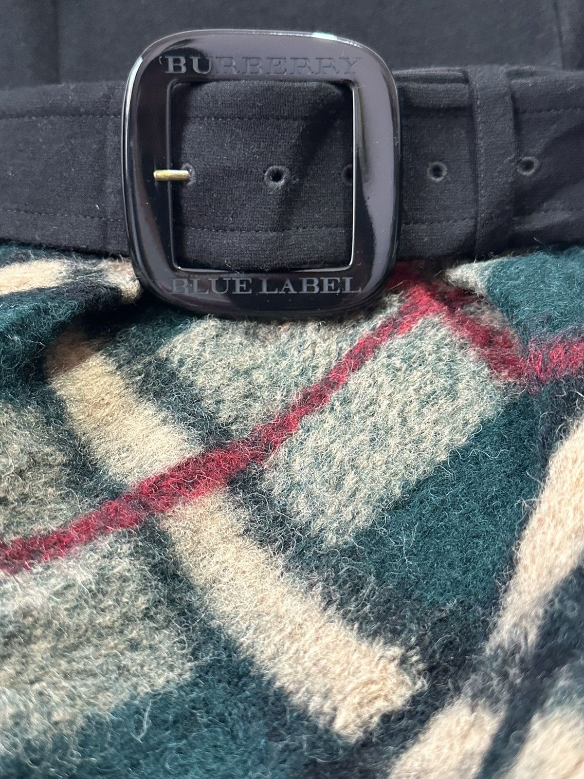 Burberry Burberry Blue Label Nova Check Wool Dress Belted Knight Size XS / US 0-2 / IT 36-38 - 4 Thumbnail
