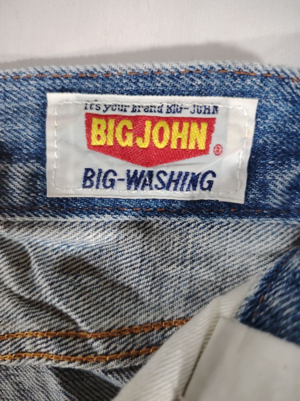 Big John VINTAGE Big John "Big-Washing" Flare Denim – Made in Japan Size US 28 / EU 44 - 5 Thumbnail