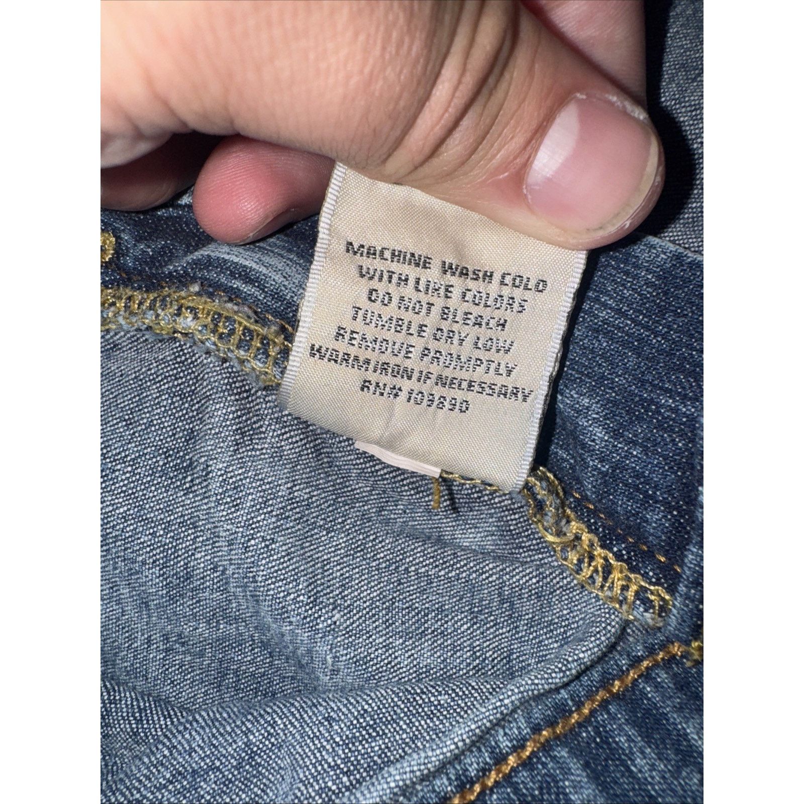 7 For All Mankind Express 7 For All Mankind Flared Jeans Blue Low Rise Y2K Size 30" / US 8 / IT 44 - 5 Thumbnail