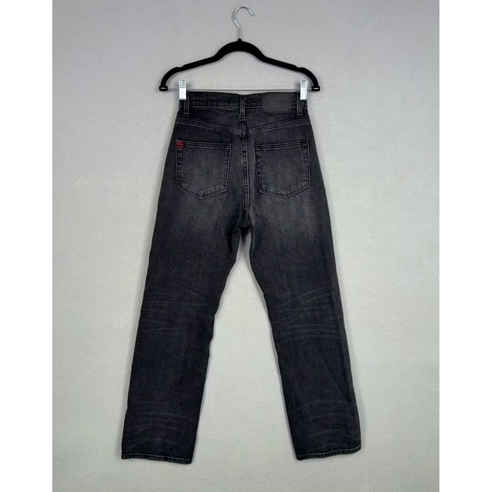 Bdg BDG Jeans Womens 25 Black Cowboy Jean High Rise Straight 100% Cotton Jeans Mens? Girls? Size 42" / US 20 - 6 Thumbnail