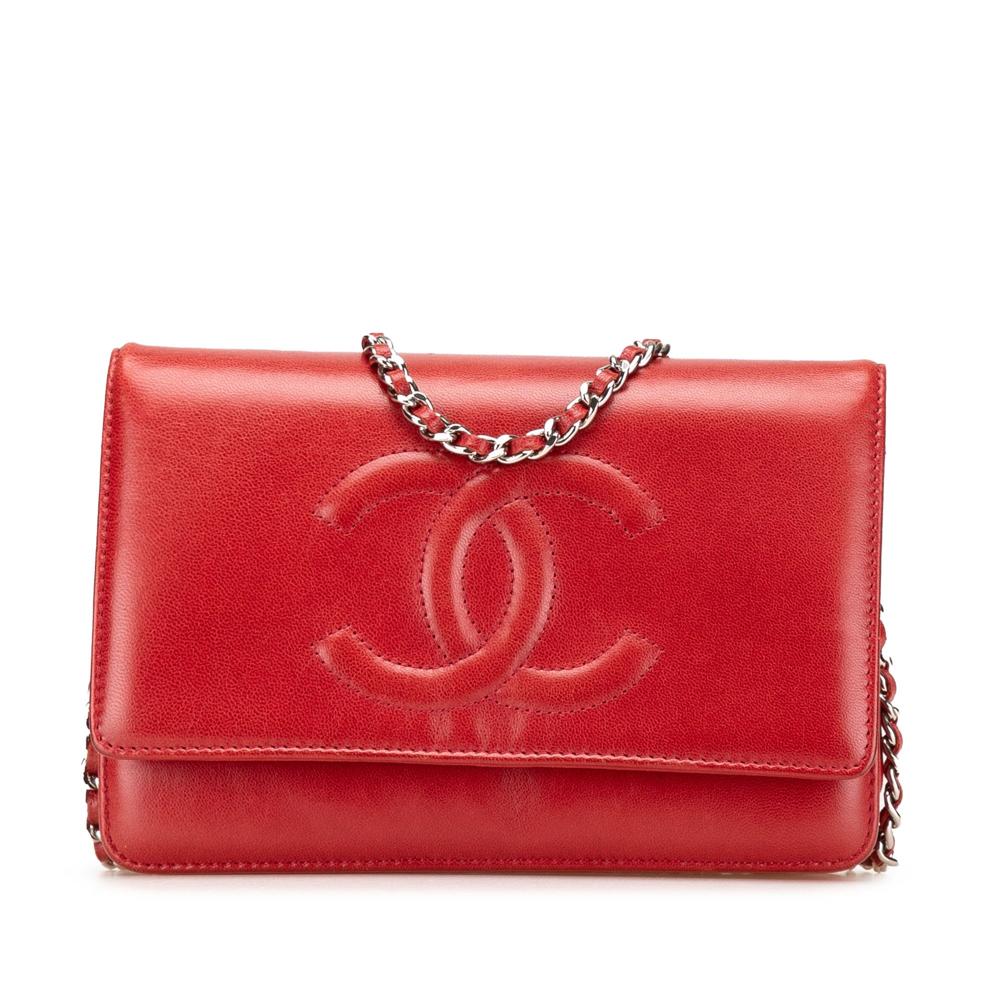 Chanel Chanel CC Calfskin Wallet On Chain Size ONE SIZE - 1 Thumbnail