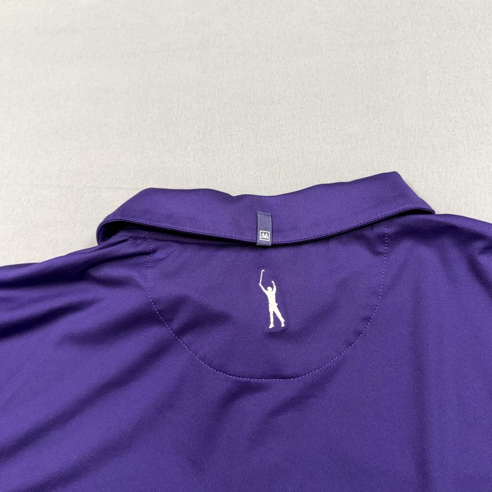 Mizzen+Main Mizzen+Main Polo Shirt Mens XL Purple Solid Golf Performance Short Sleeve Jersey Shirt Size US XL / EU 56 / 4 - 4 Thumbnail
