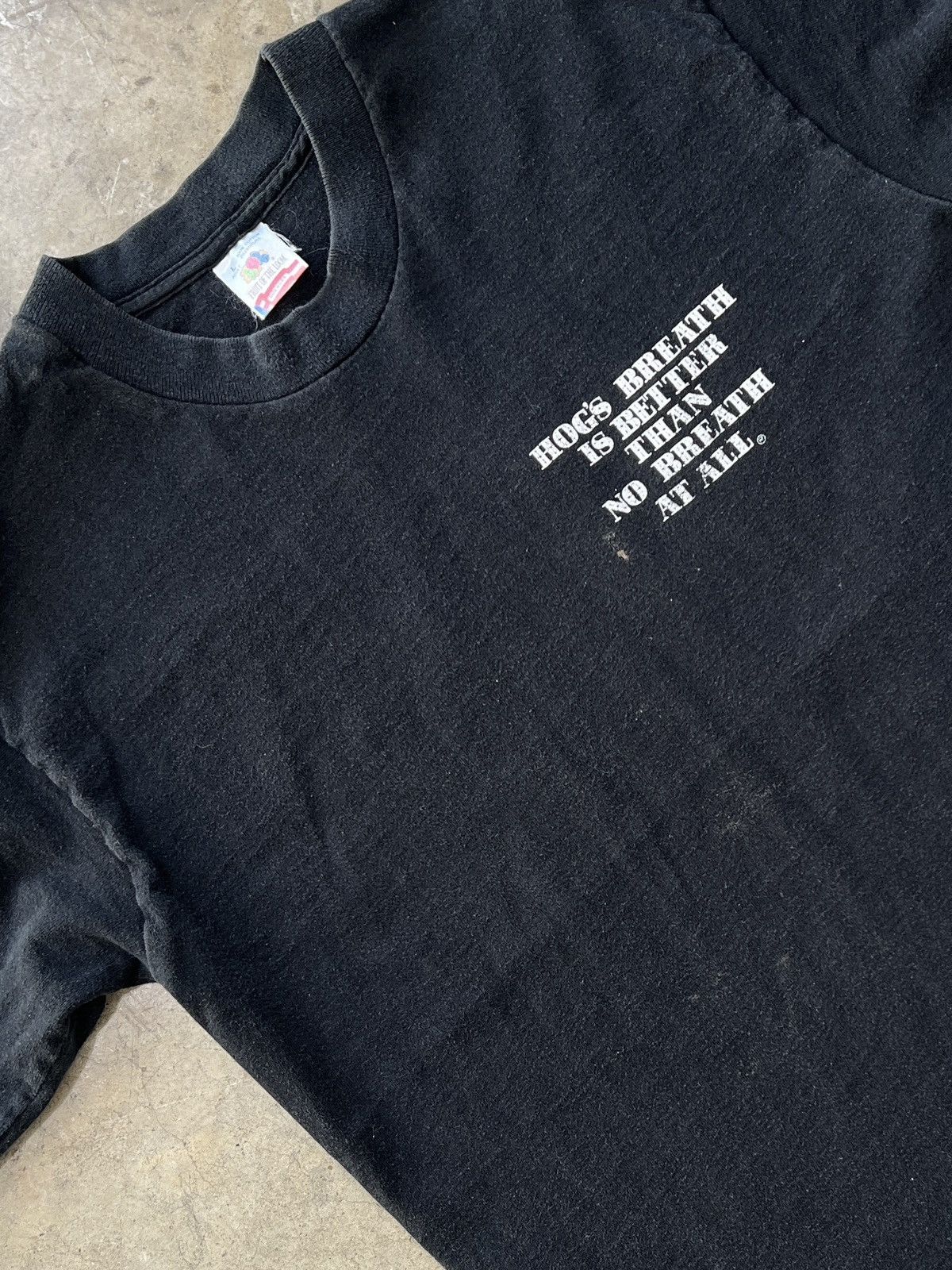 Vintage Vintage Hogs Breathe Better Saloon Singel Stitch Tee Large Size US L / EU 52-54 / 3 - 4 Thumbnail