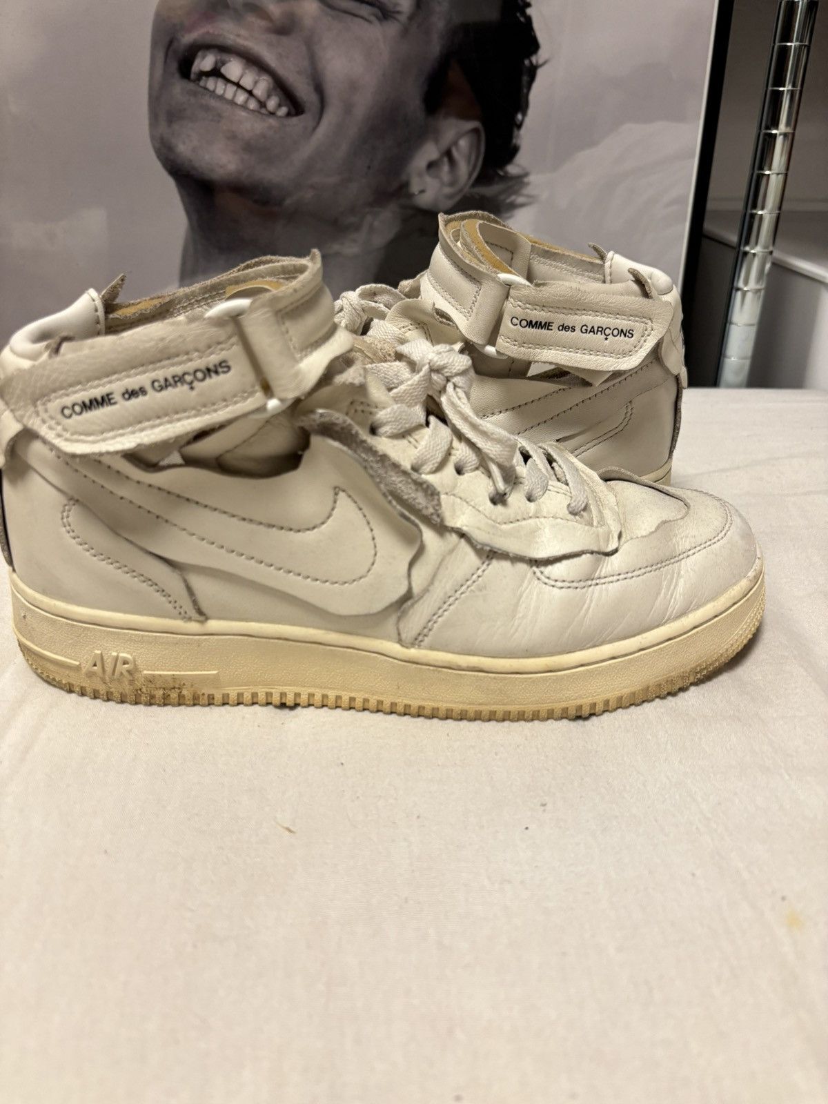 Comme des Garcons × Nike Nike AF1 x Comme des Garcons Mid Size US 7 / EU 40 - 2 Thumbnail