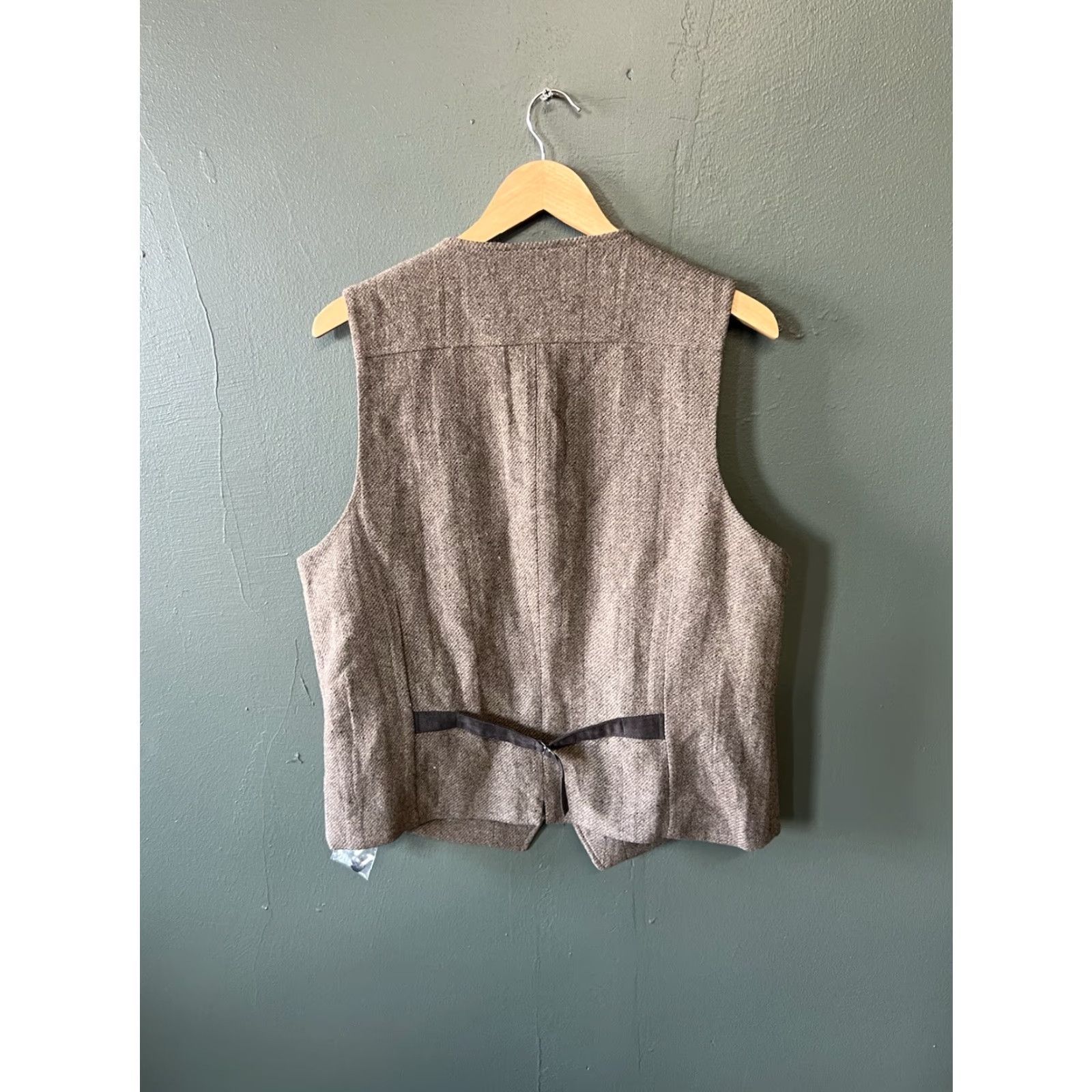 Joseph Abboud Joseph Abboud Vest Adult Medium Brown Wool 5 Button NWT Size US M / EU 48-50 / 2 - 2 Thumbnail