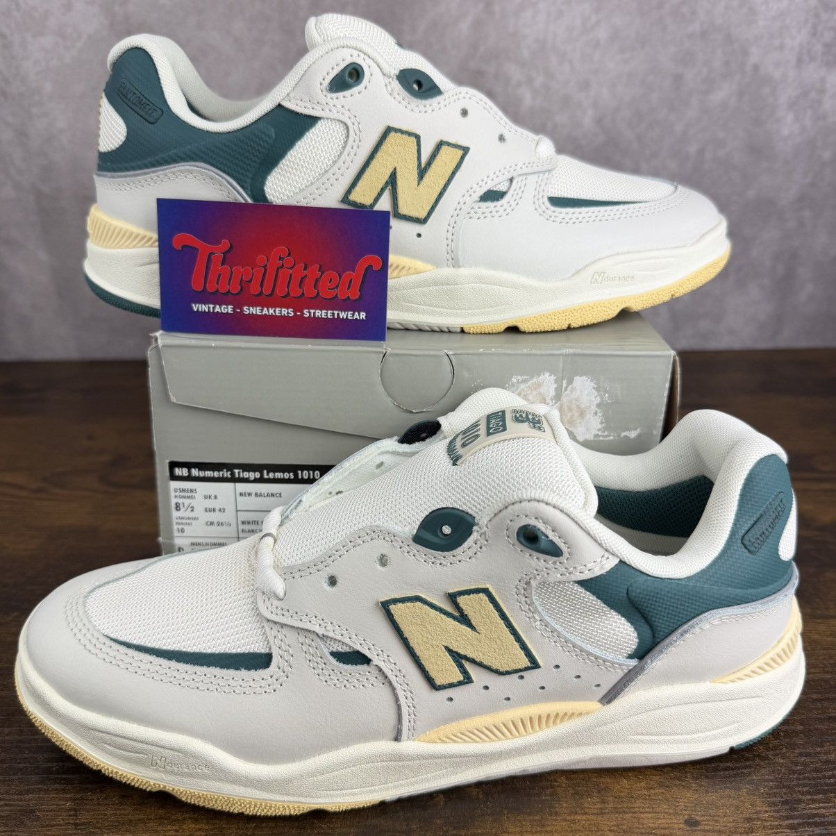 New Balance New Balance Numeric 1010 Tiago Lemos White Spruce NM1010AL Size US 8.5 / EU 41-42 - 1 Thumbnail