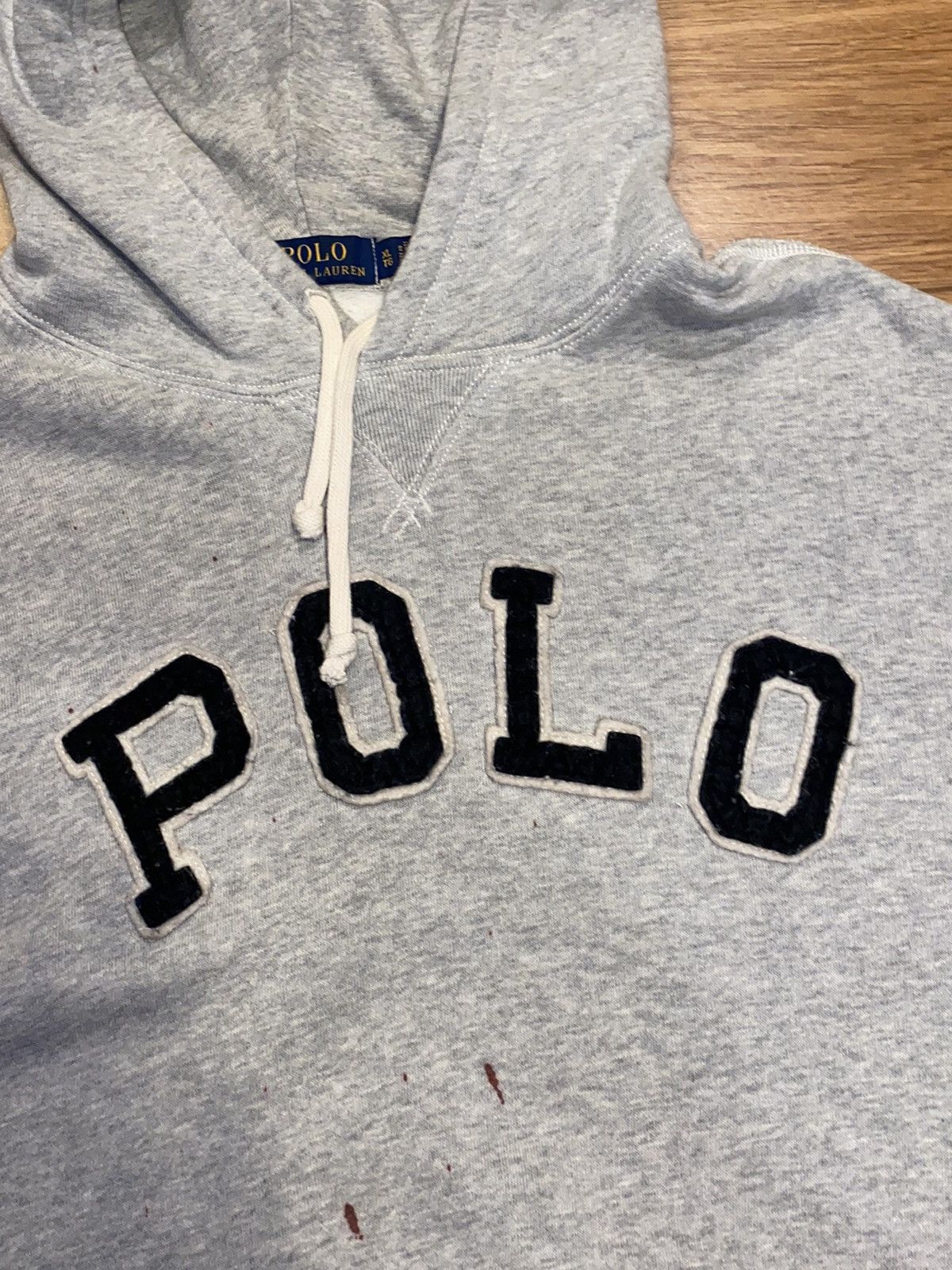 Polo Ralph Lauren Polo Ralph Lauren Spell Out Logo Hoodie Size US XL / EU 56 / 4 - 2 Thumbnail