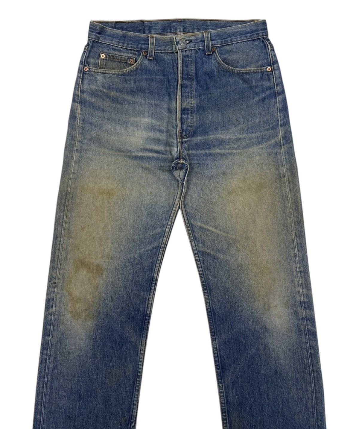JNCO × Levi's 🔥VTG LEVIS 501 MADE IN USA FADED DISTRESSED DENIM JEANS Size US 34 / EU 50 - 5 Thumbnail