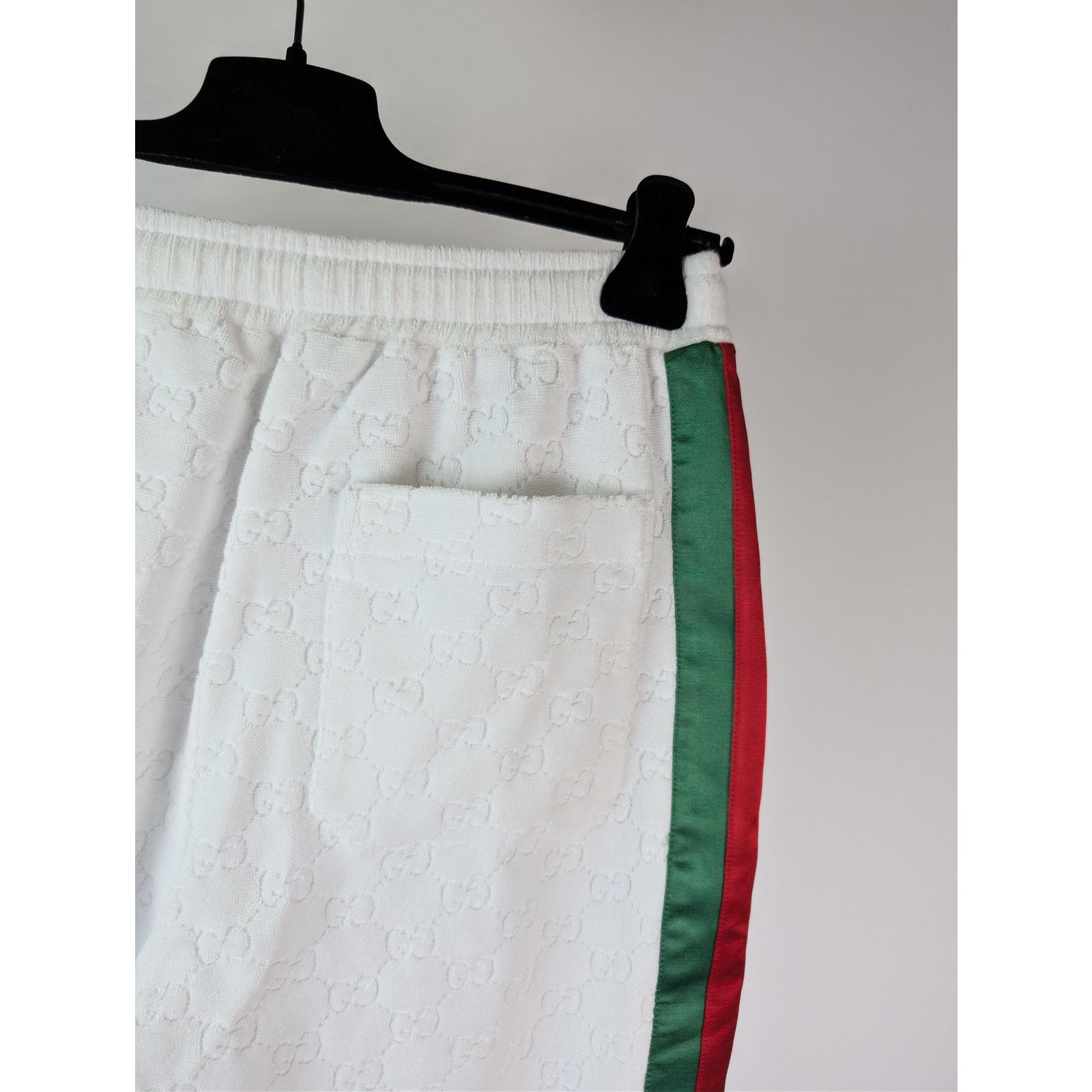 Gucci o1rshd1 GG Cotton Terry Cloth Jogging Pants in White Size US 32 / EU 48 - 13 Thumbnail