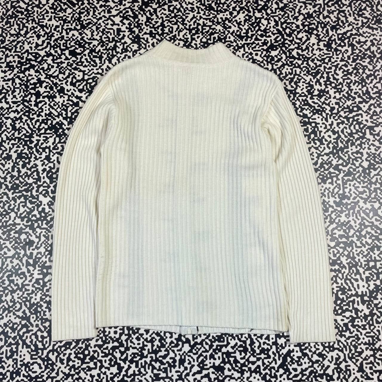 Japanese Brand Vintage Y2k Japanese Style Stripe Retro Anstract Zip Sweater Size US L / EU 52-54 / 3 - 10 Thumbnail