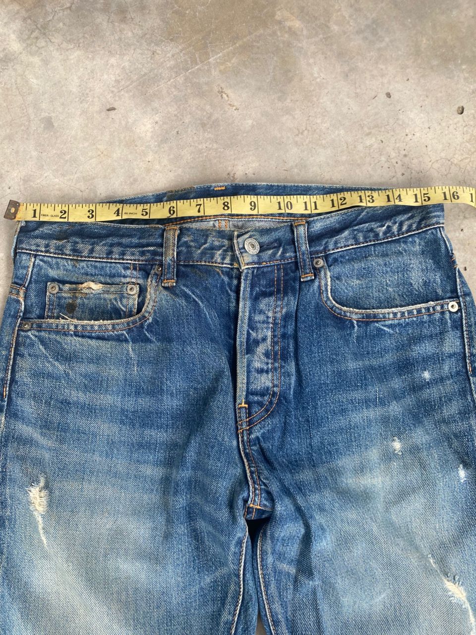 Japanese Brand 💥BEST OFFER💥VINTAGE SHIPS JET BLUE REDLINE SELVEGDE DENIM Size US 32 / EU 48 - 3 Thumbnail