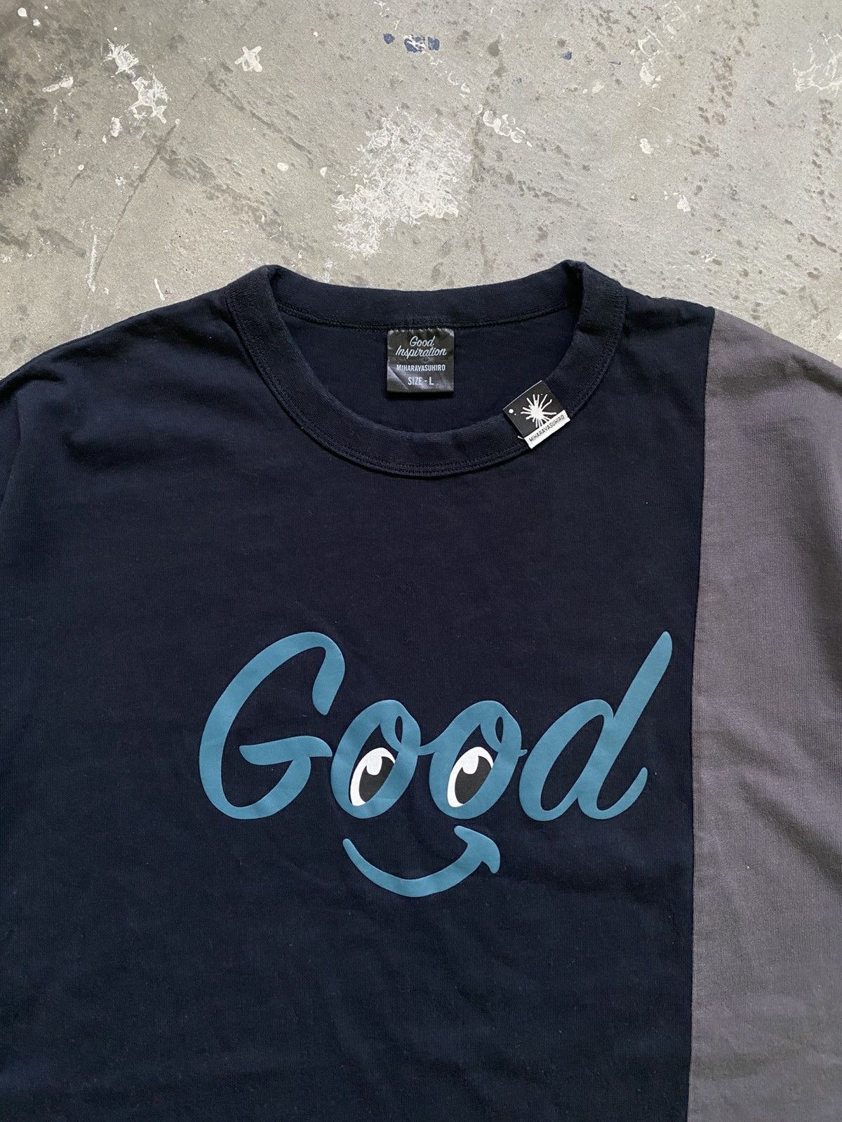 GU × Maison MIHARA YASUHIRO Maison Mihara Yasuhiro X GU Good Inspiration Double T Shirt Size US L / EU 52-54 / 3 - 4 Thumbnail