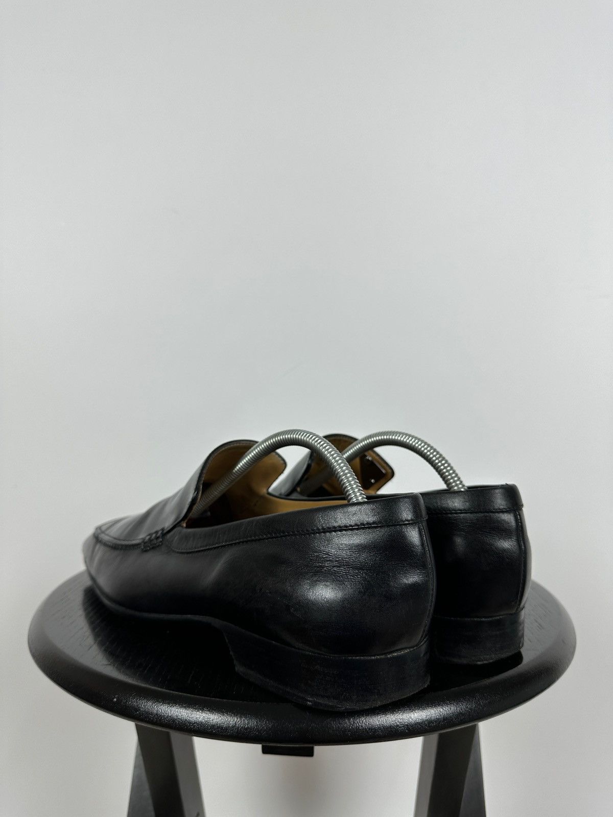Louis Vuitton Louis Vuitton Black Leather Loafers Shoes Size US 10 / EU 43 - 5 Thumbnail