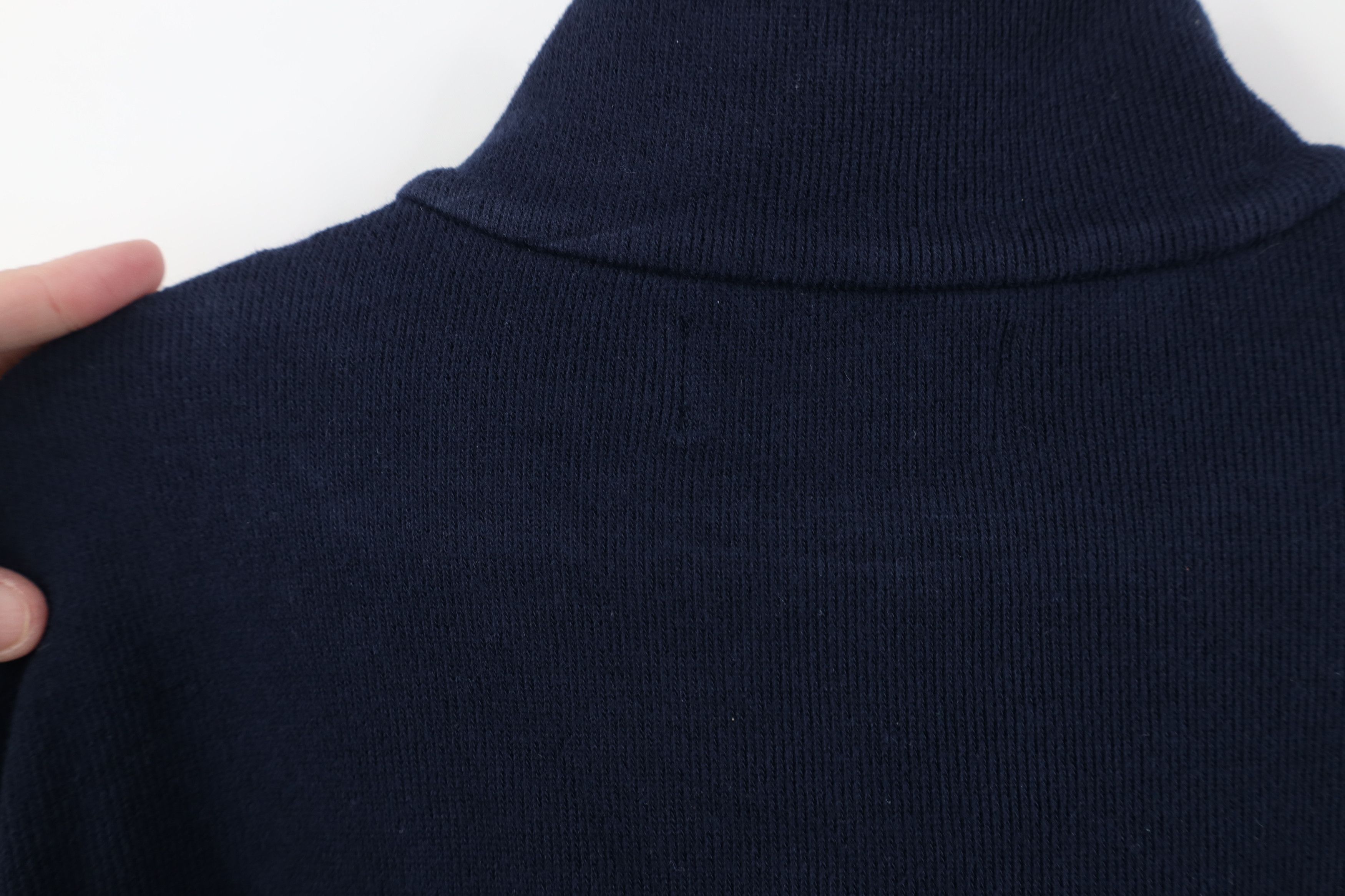 Polo Ralph Lauren Vintage 90s Ralph Lauren Ribbed Knit 1/4 1/2 Zip Sweater Size US M / EU 48-50 / 2 - 9 Thumbnail