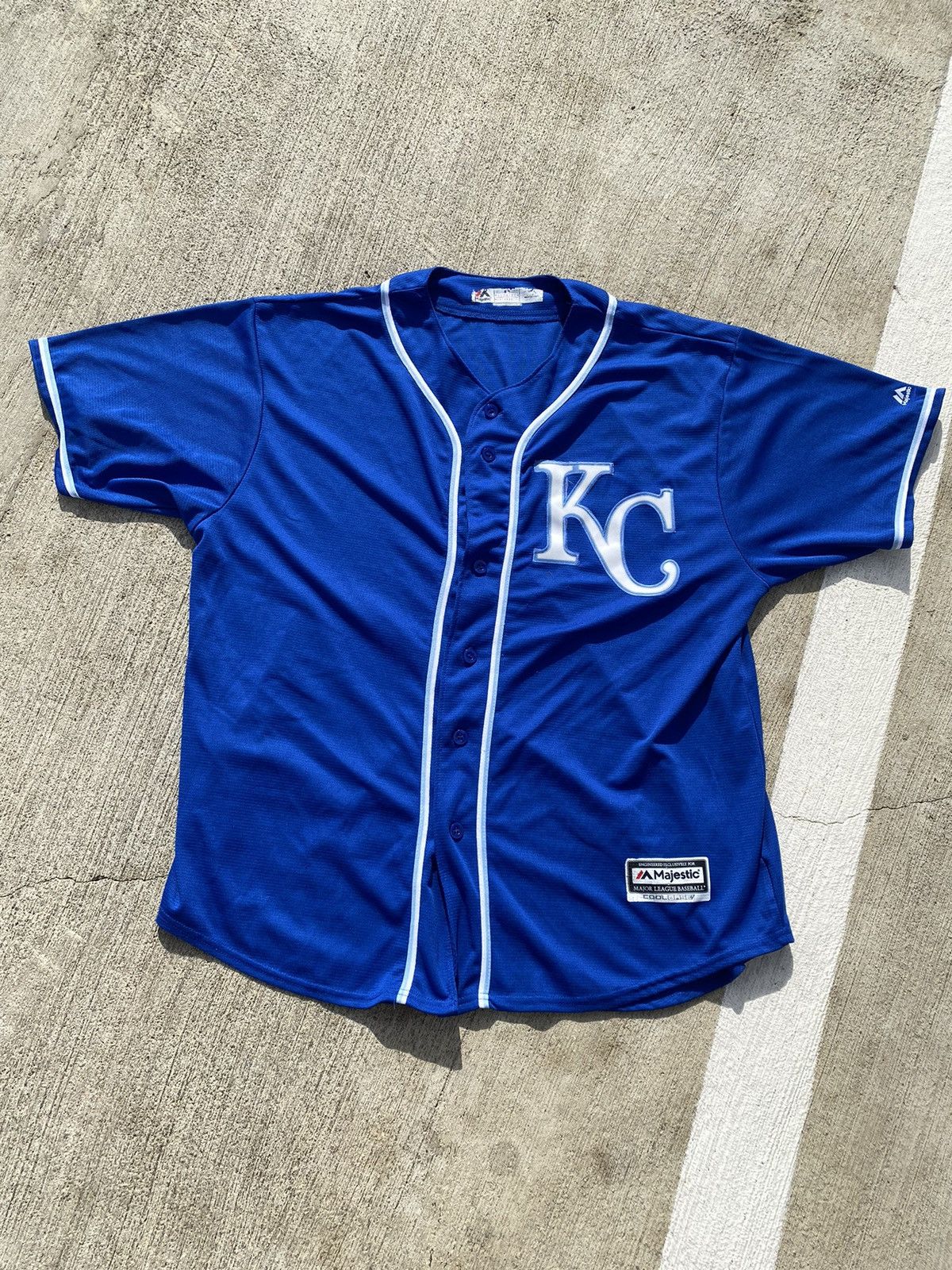 Majestic × Vintage MLB Kansas City Royals Jersey Size US XXL / EU 58 / 5 - 1 Thumbnail