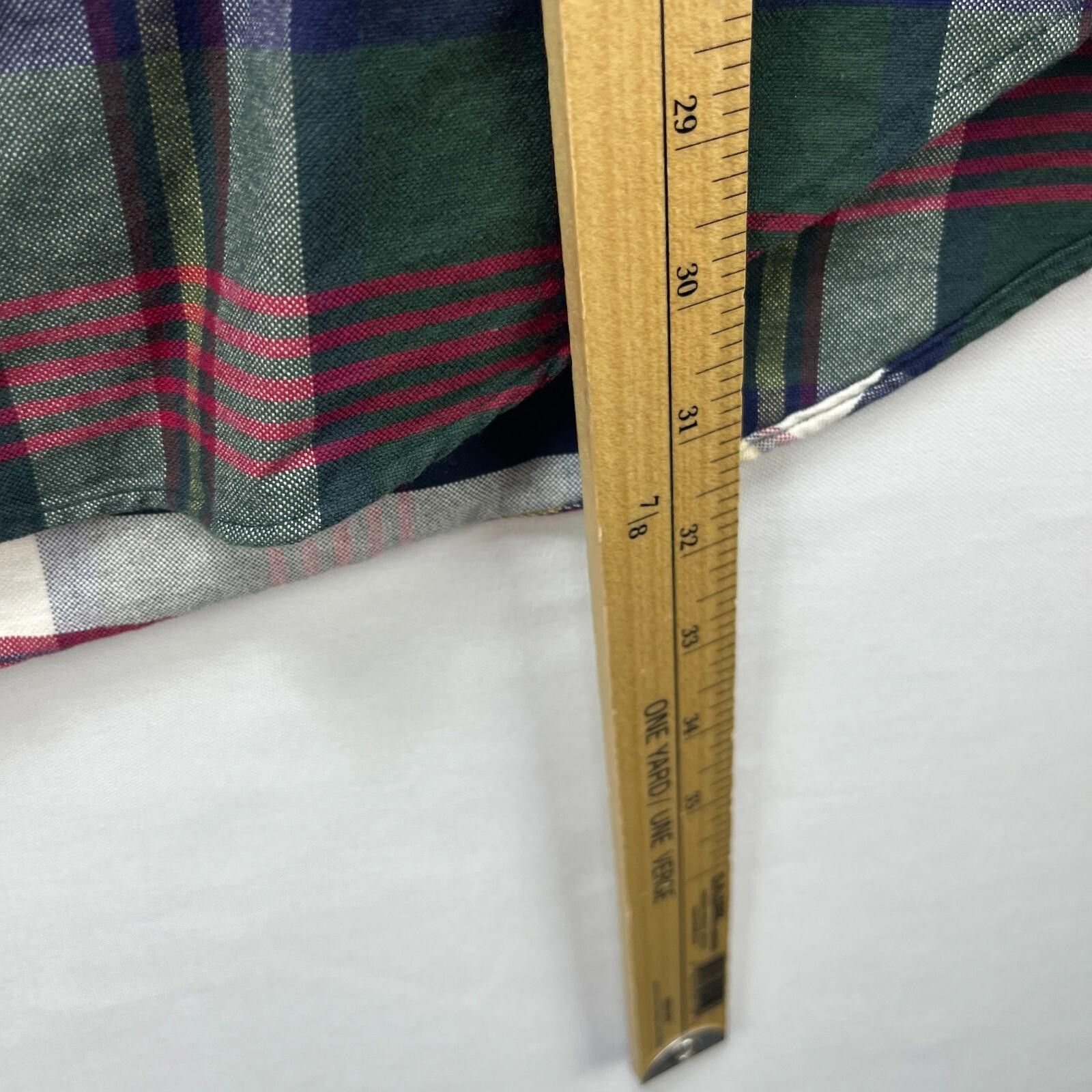 Tommy Hilfiger Vintage 90s Tommy Hilfiger Button Up Plaid Shirt Large Size US L / EU 52-54 / 3 - 8 Thumbnail