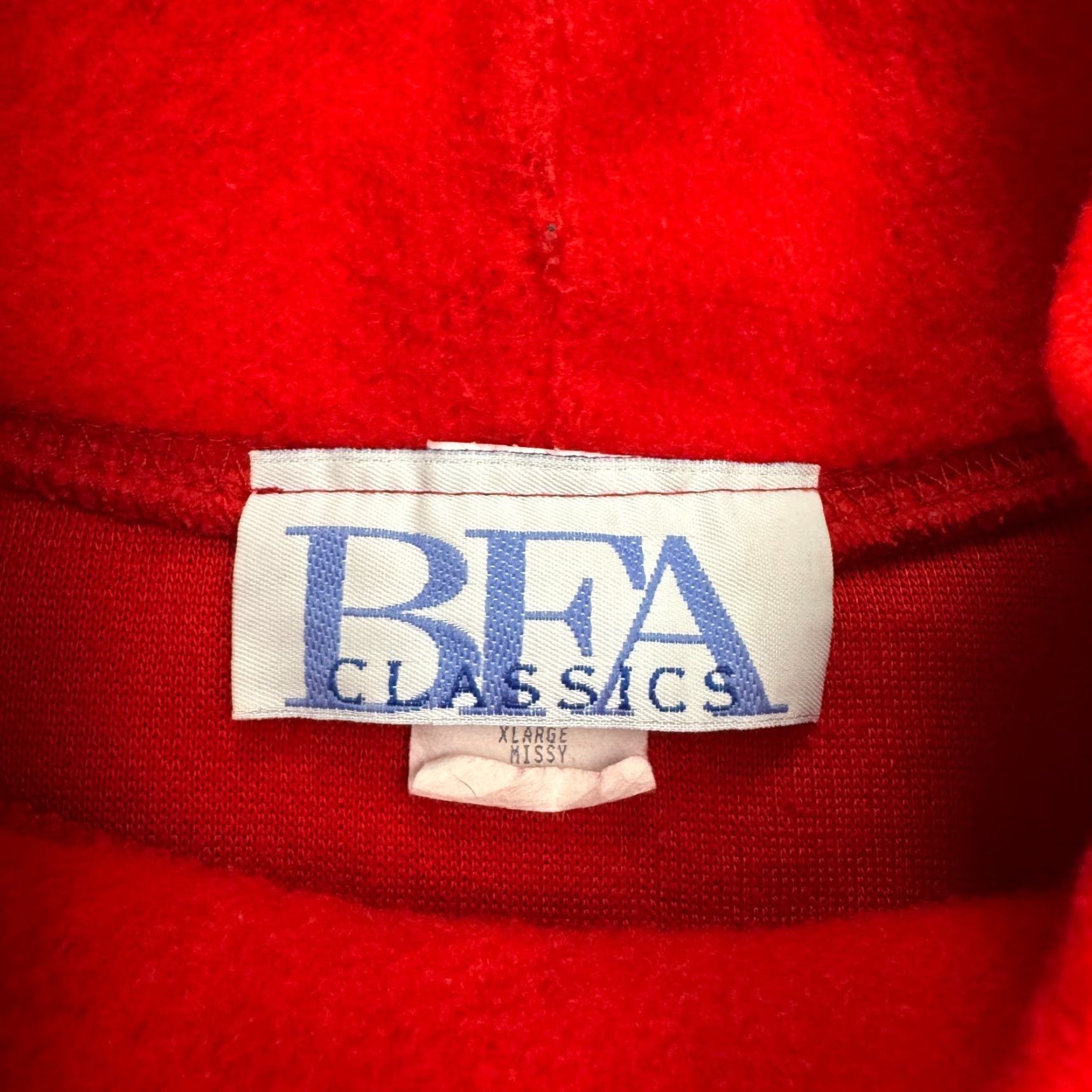 Vintage VINTAGE 90s BFA Classics Missy Mock Neck Pullover Sweater Womens XL Red Size XL / US 12-14 / IT 48-50 - 4 Thumbnail