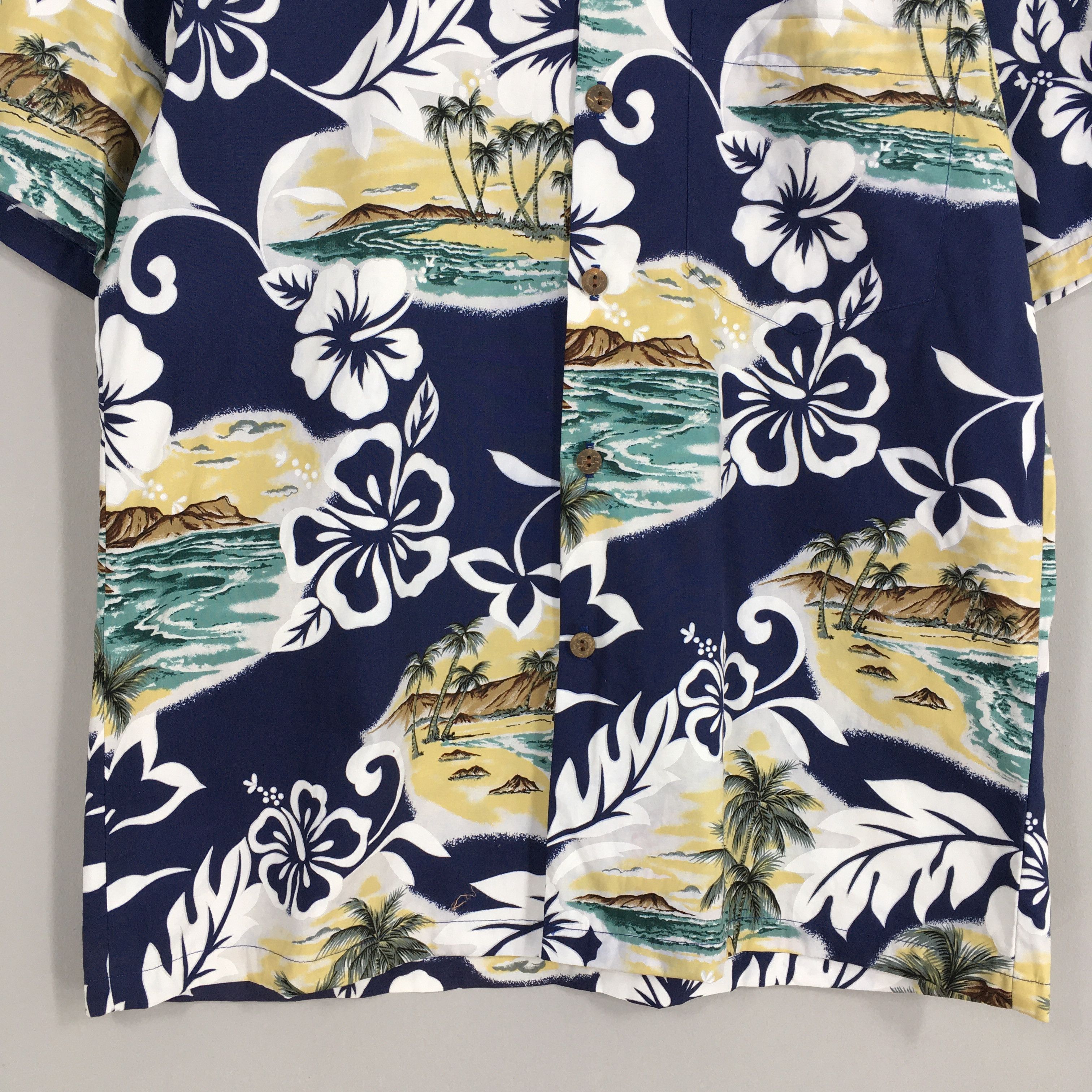 Life's a Beach Vintage Floral Hawaiian Palm Beach Surf Shirt Small Size US S / EU 44-46 / 1 - 4 Thumbnail