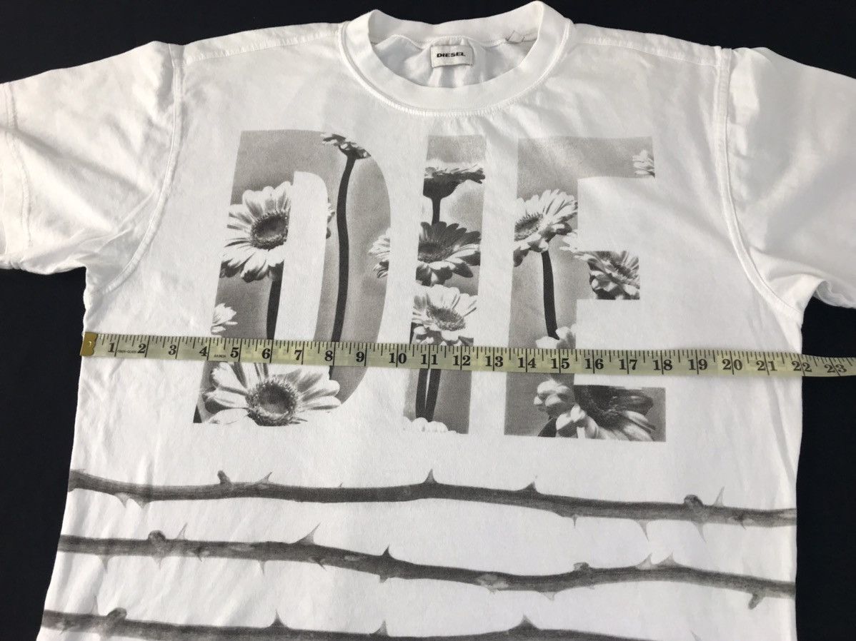 Diesel Hype Diesel Spell Out Floral Art Motif Tee Size US L / EU 52-54 / 3 - 10 Thumbnail