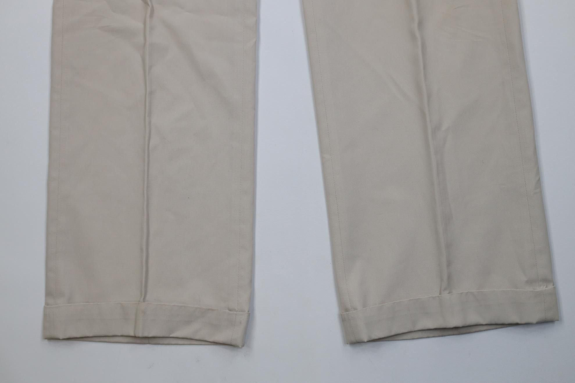 Vintage Vintage 70s Streetwear Flared Wide Leg Chino Pants Stone USA Size US 36 / EU 52 - 4 Thumbnail