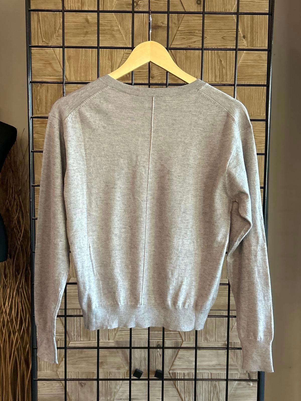 THAKOON NWT Thakoon Sweater Medium Grey Pullover V-Neck Long Sleeve Size M / US 6-8 / IT 42-44 - 3 Thumbnail