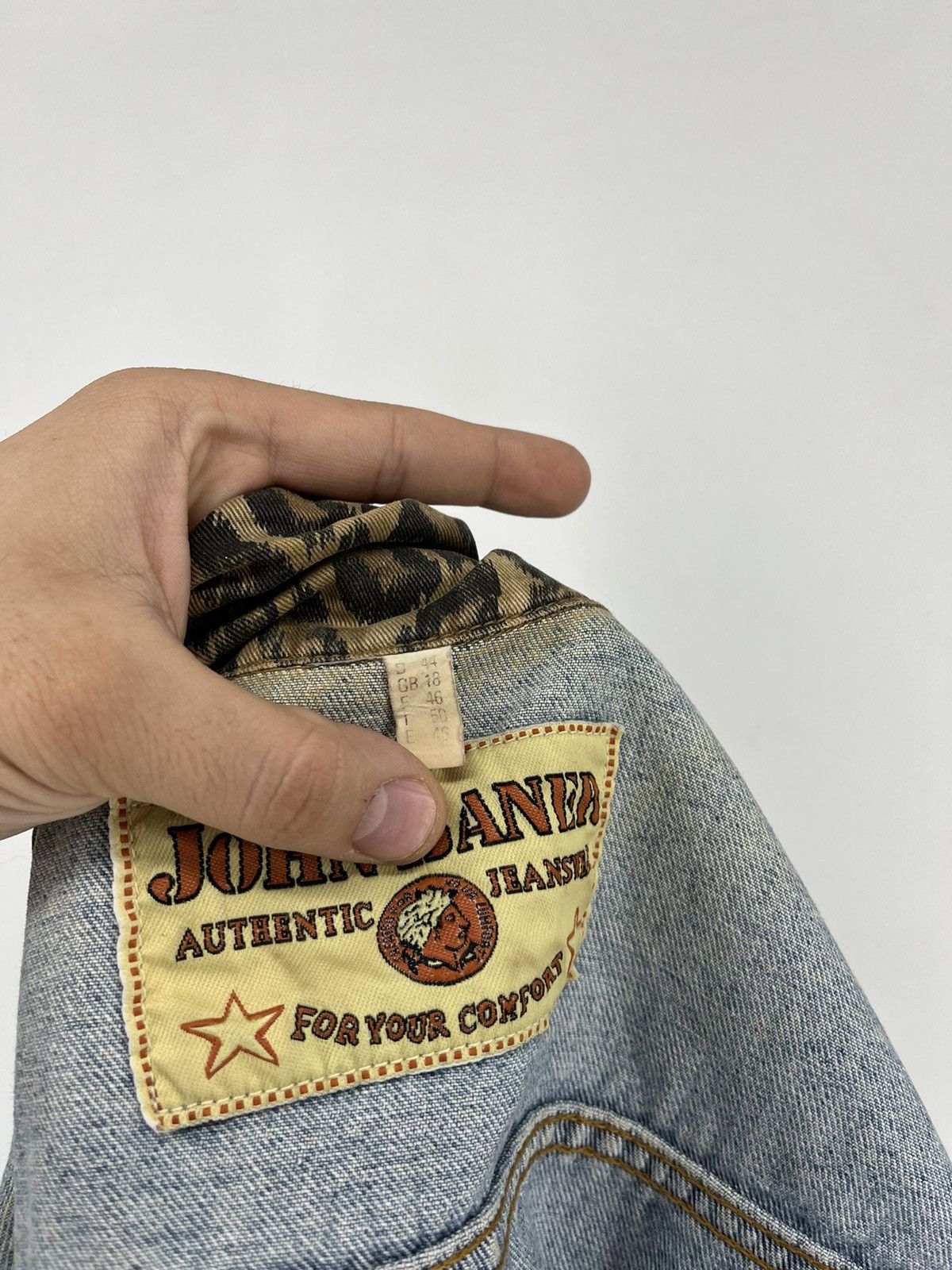 John Baner × Vintage John Baner Avant Garde Japanese Brand Denim Jacket Size US M / EU 48-50 / 2 - 14 Thumbnail