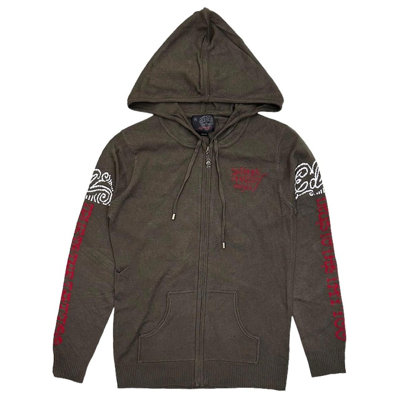 Ed Hardy Ed Hardy by Christian Audigier Love Kills Zip Hoodie Sweater Size US XL / EU 56 / 4 - 2 Thumbnail