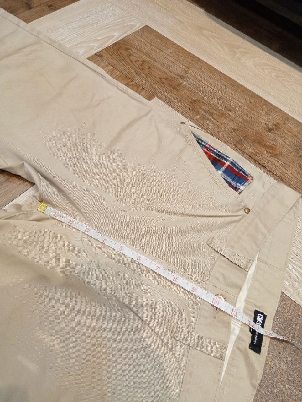Japanese Brand CNCV CONCAVE ATTEMPT KHAKI COTTON PANTS Size US 35 - 13 Thumbnail