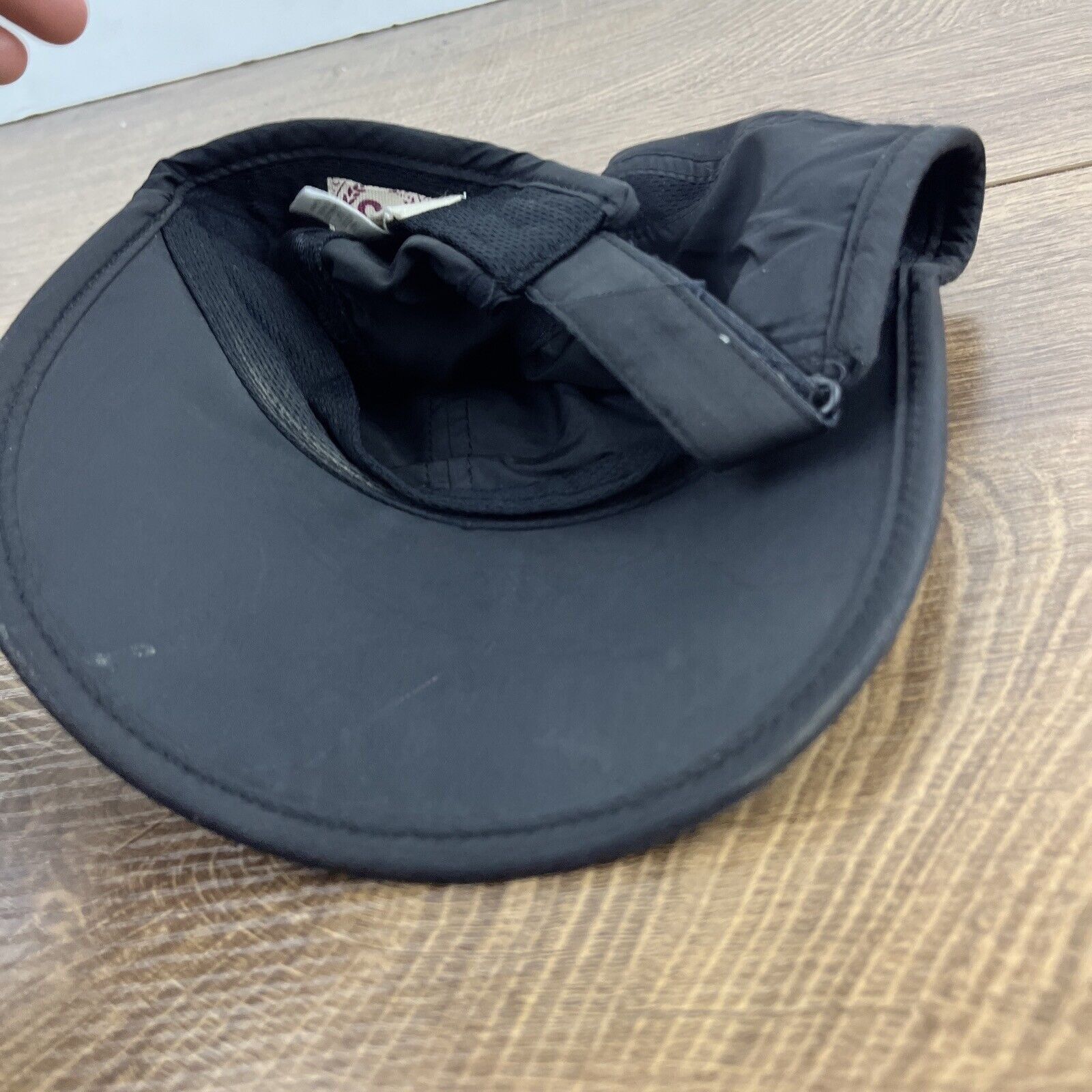 Other Black Running Hat Athletic Cap Hat Black Hat Adjustable Adul Size ONE SIZE - 12 Thumbnail