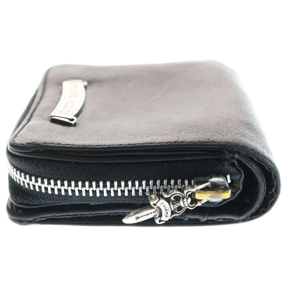 Chrome Hearts Chrome Hearts Square Zip Bill Wallet Black Size ONE SIZE - 3 Thumbnail