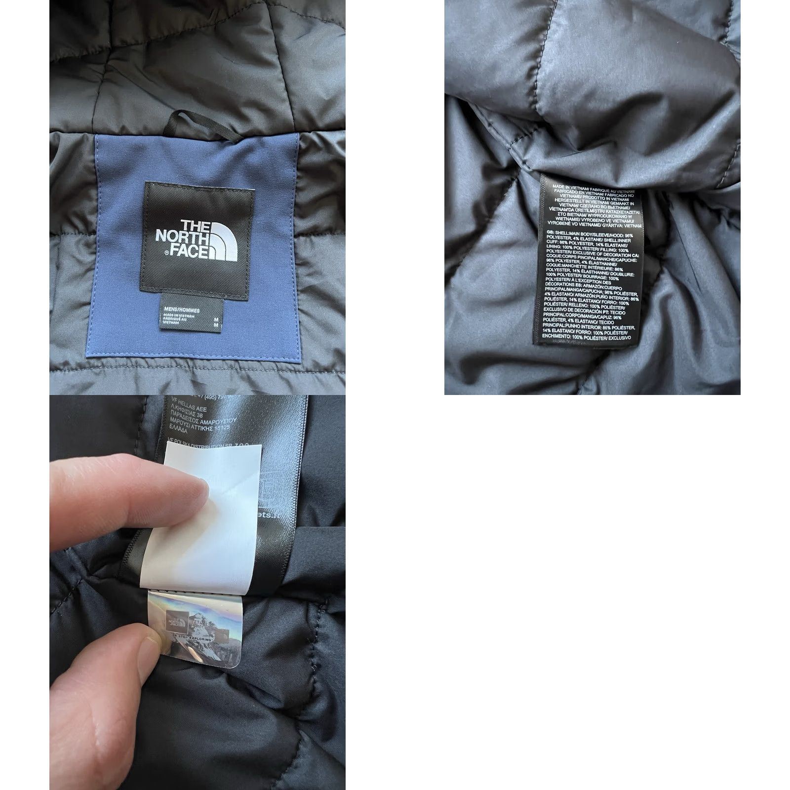 The North Face THE NORTH FACE APEX ELEVATION HOODED FULL ZIP JACKET MEN'S M BLUE Size US M / EU 48-50 / 2 - 8 Thumbnail