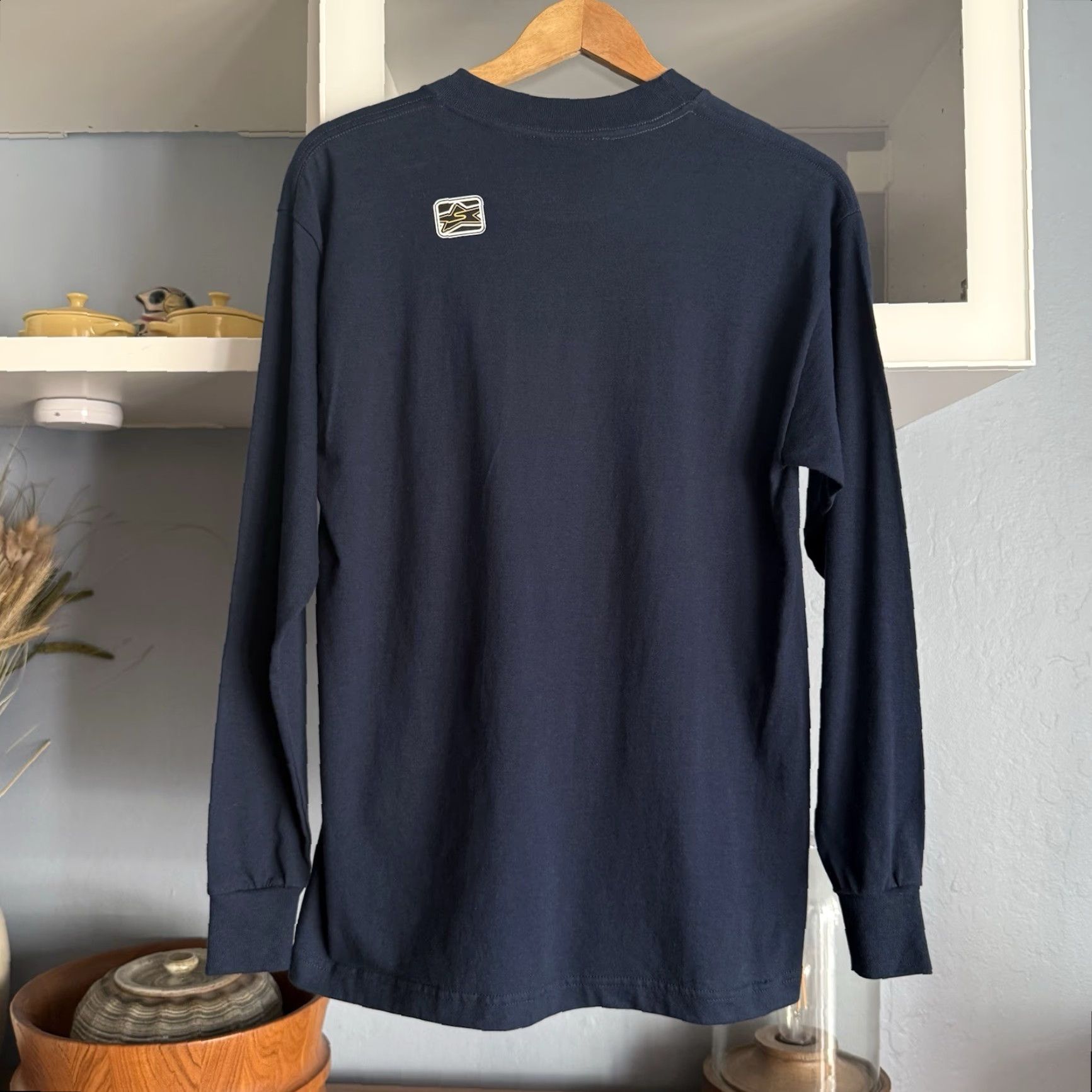Vintage VINTAGE Sessions Skateboard Long Sleeve T-Shirt Navy Blue Size M 90s Mens Cotton Crew Neck Regular Size US M / EU 48-50 / 2 - 5 Thumbnail