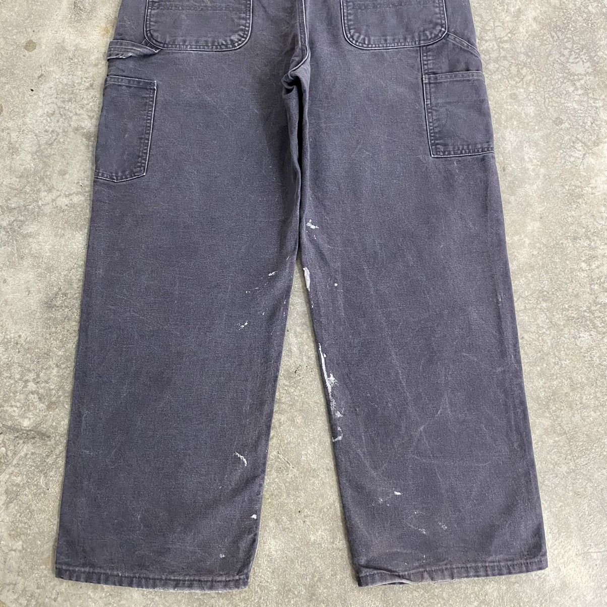 Carhartt VTG Carhartt Faded Petrol Blue Spaltter Carpenter Work Pants Size US 38 / EU 54 - 13 Thumbnail