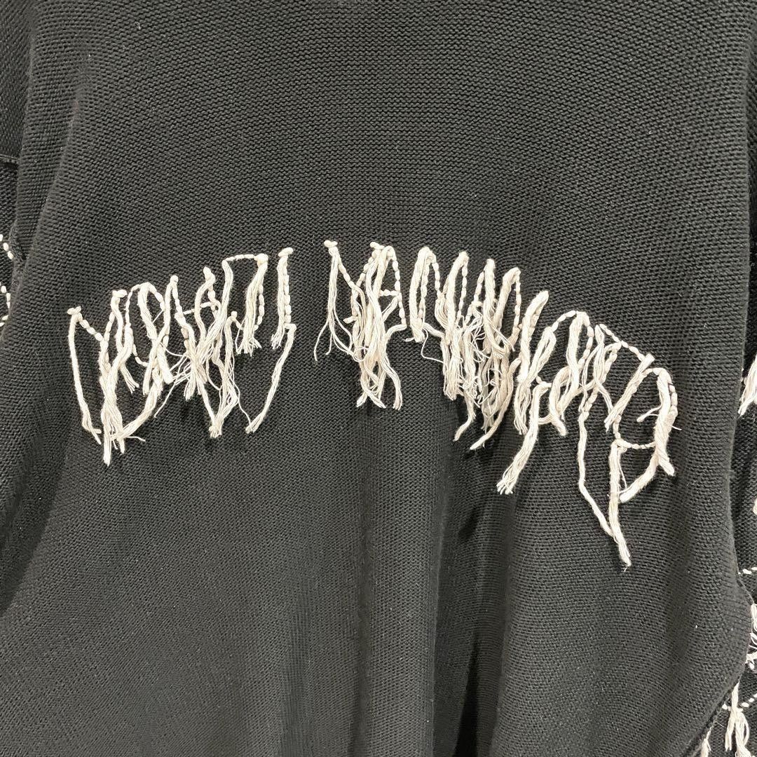 Yohji Yamamoto Yohji Yamamoto Pour Homme 93ss Reversible Fringe Knit Size US M / EU 48-50 / 2 - 3 Thumbnail