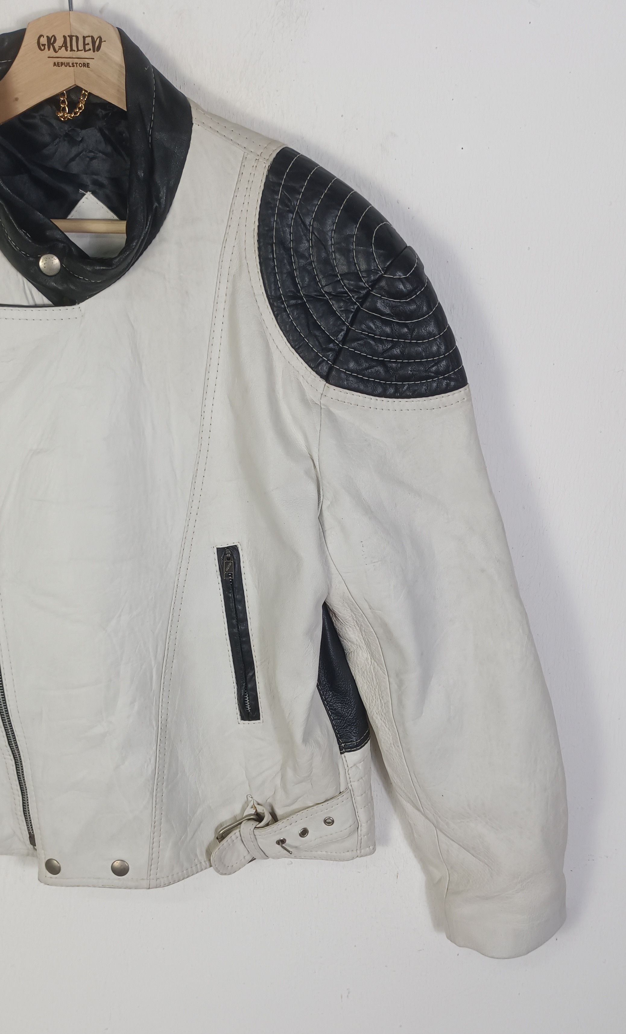 Designer RAMIHILO Biker Leather Jacket Spain Designer Size US M / EU 48-50 / 2 - 6 Thumbnail