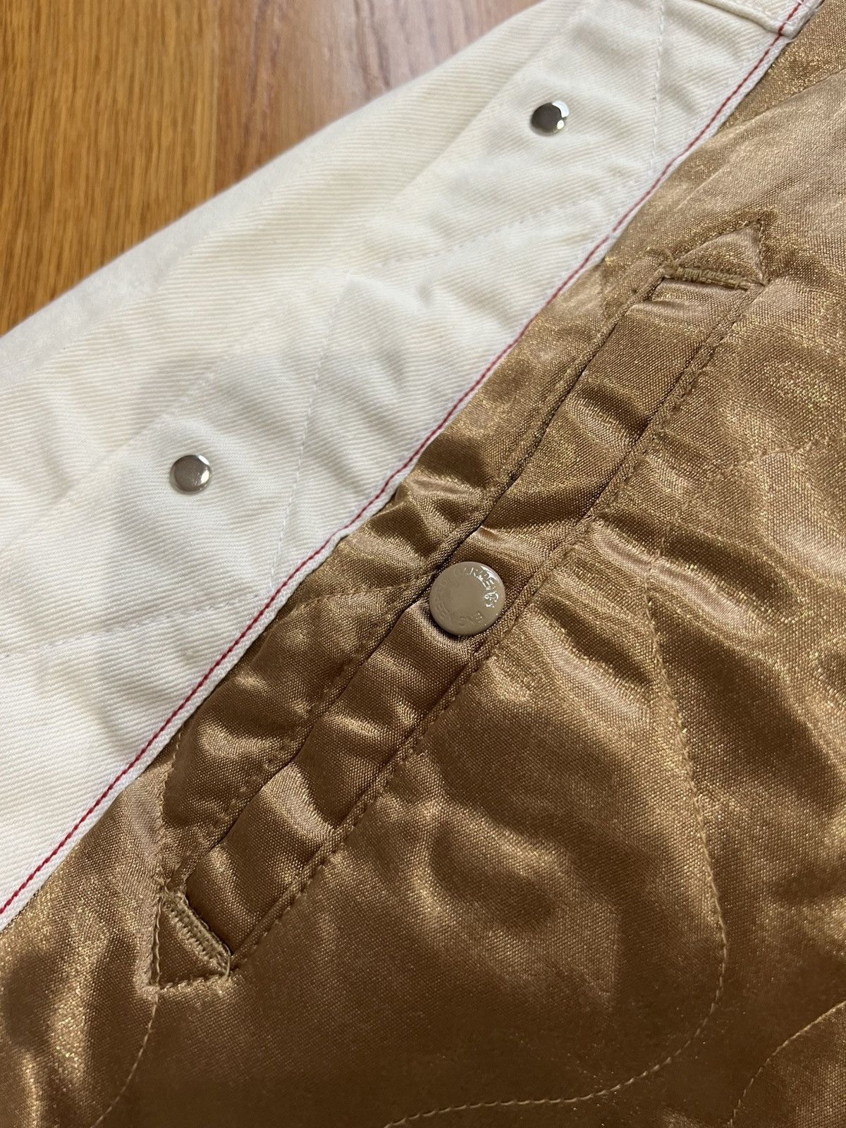 Engineered Garments Engineered Garments lined quilted denim trucker jacket sz M Size US M / EU 48-50 / 2 - 7 Thumbnail