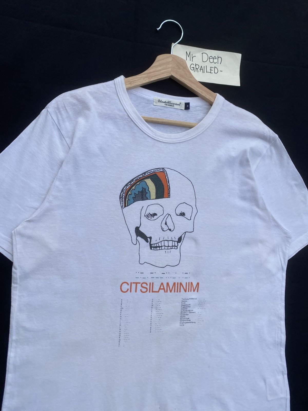 Undercover Rare Undercover Jun Takahashi Printed Skull Citsilaminim tee Size US M / EU 48-50 / 2 - 7 Thumbnail