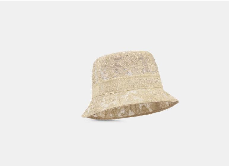 Dior o1w1db10325 Size: OS / 32DBM Bucket Hat / Cap in Gold Size ONE SIZE - 1 Thumbnail