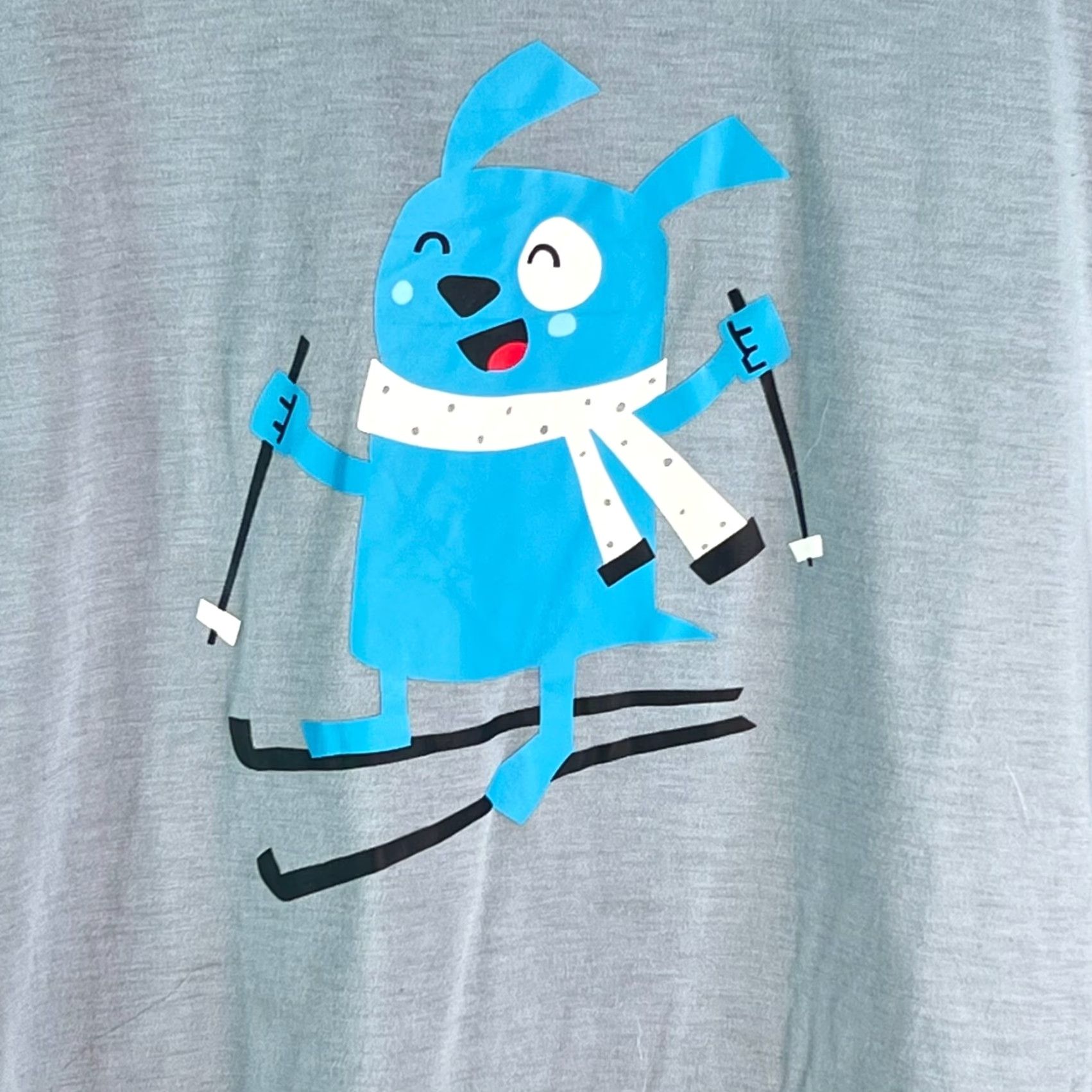 Vintage Toast & Jammie Blue Ski Doggie Sleep Shirt Knit Pajama Nighty S Women Size S / US 4 / IT 40 - 2 Thumbnail