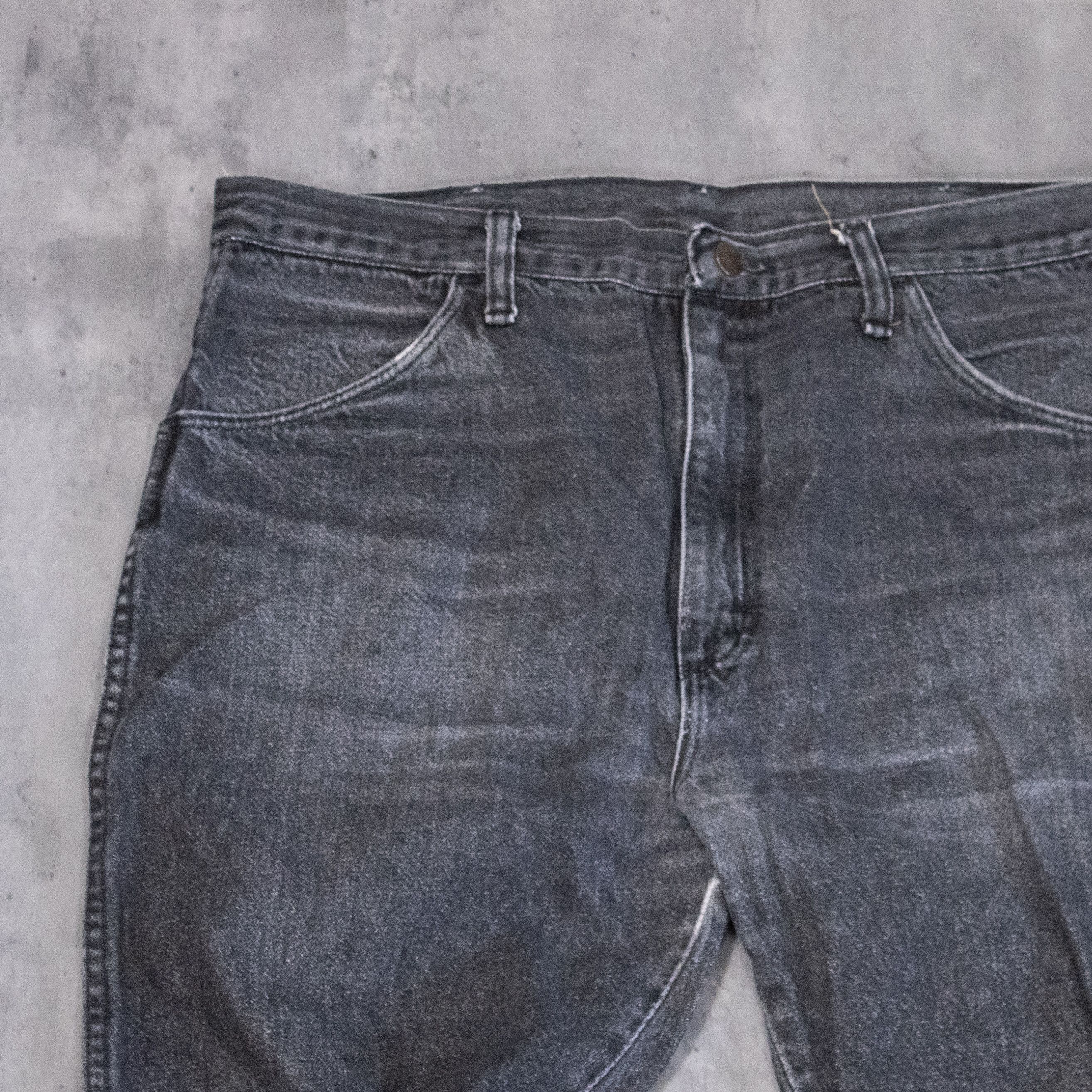 Rustler × Vintage Y2K 2000’s Rustler Faded Black Straight Legged Denim Pants Size US 35 - 9 Thumbnail