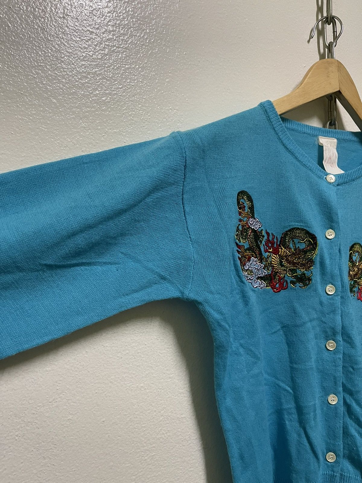 Japanese Brand × Vintage Sukajan Cardigan Japan Vintage Size S / US 4 / IT 40 - 2 Thumbnail